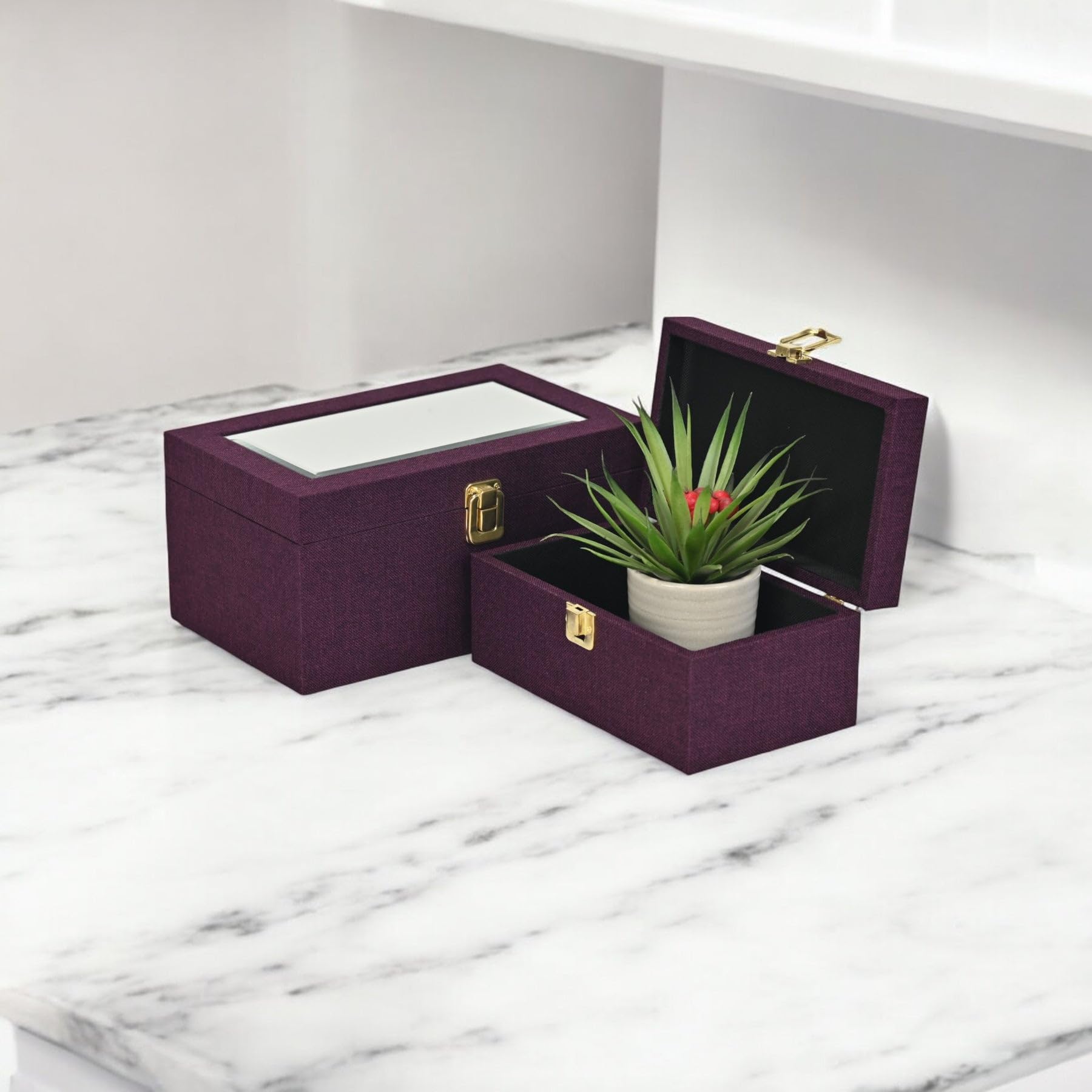 Canter Isle Linen Box Set - Purple