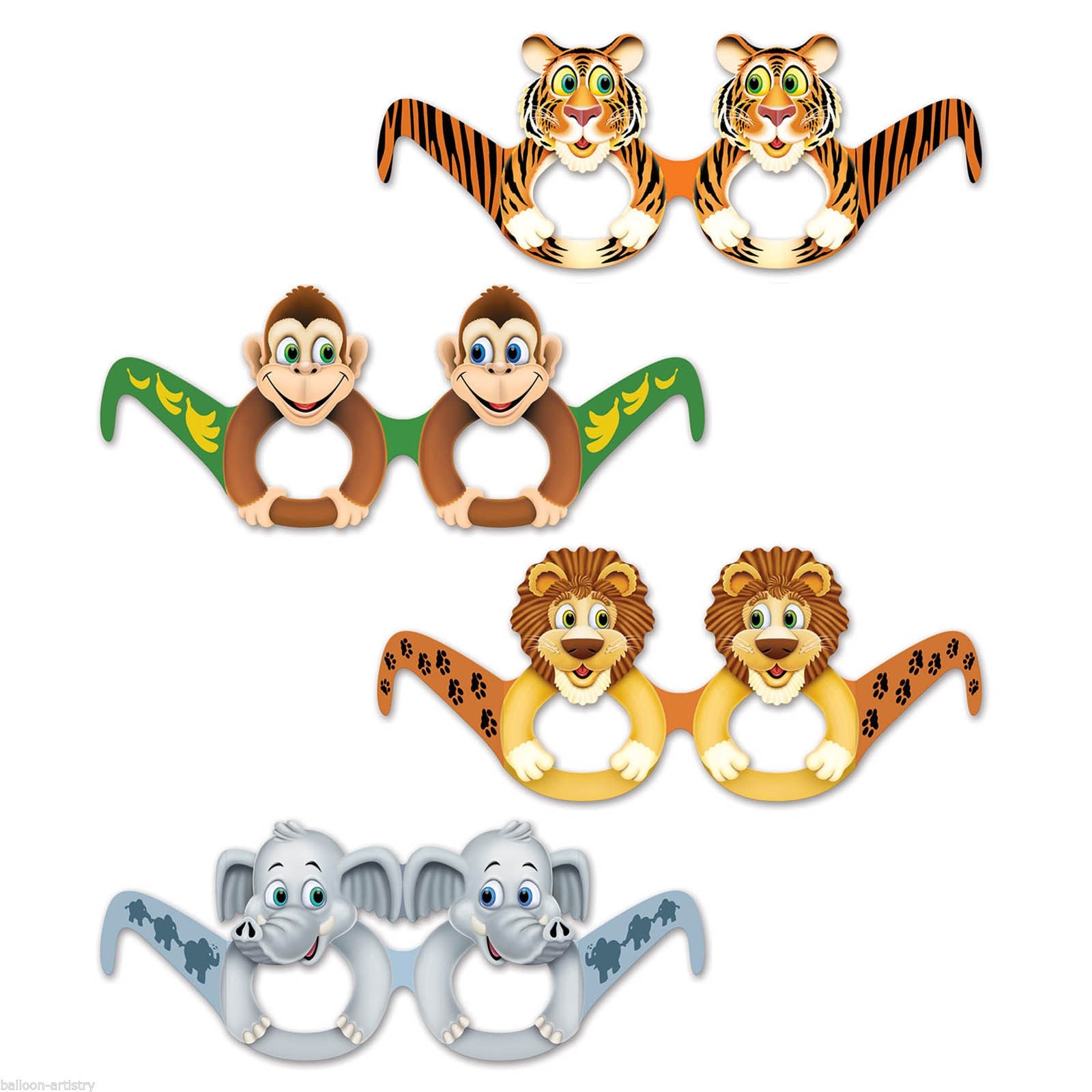 Jungle Animal Eyeglasses (Pack of 12)