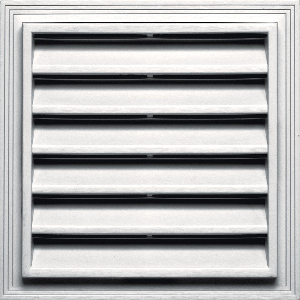 Builders Edge 120051212117 12 X 12 Square Vent 117, Bright White