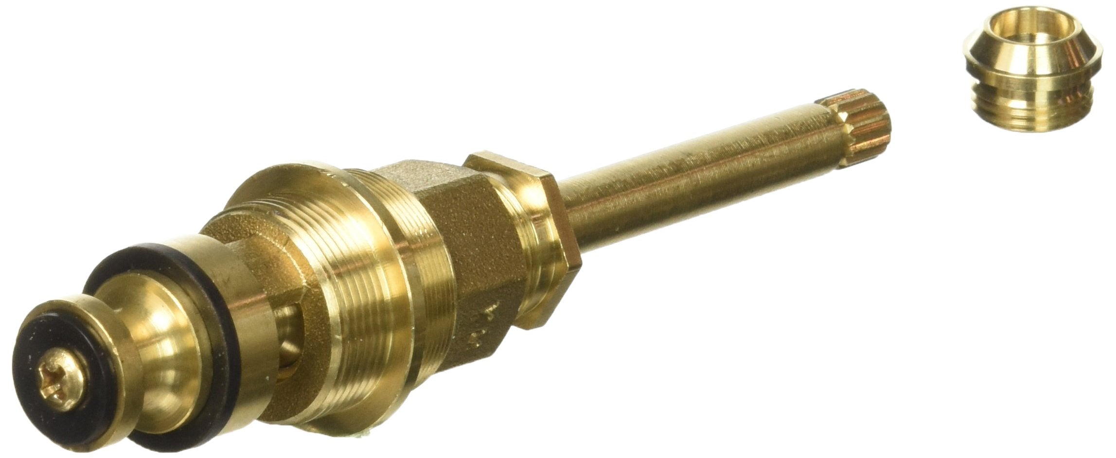 Danco Reduced-Lead, Durable Brass Diverter Stem For Gerber Tubs And Showers, Brushed Nickel, 11B-4D, 1-Pack (15352B)