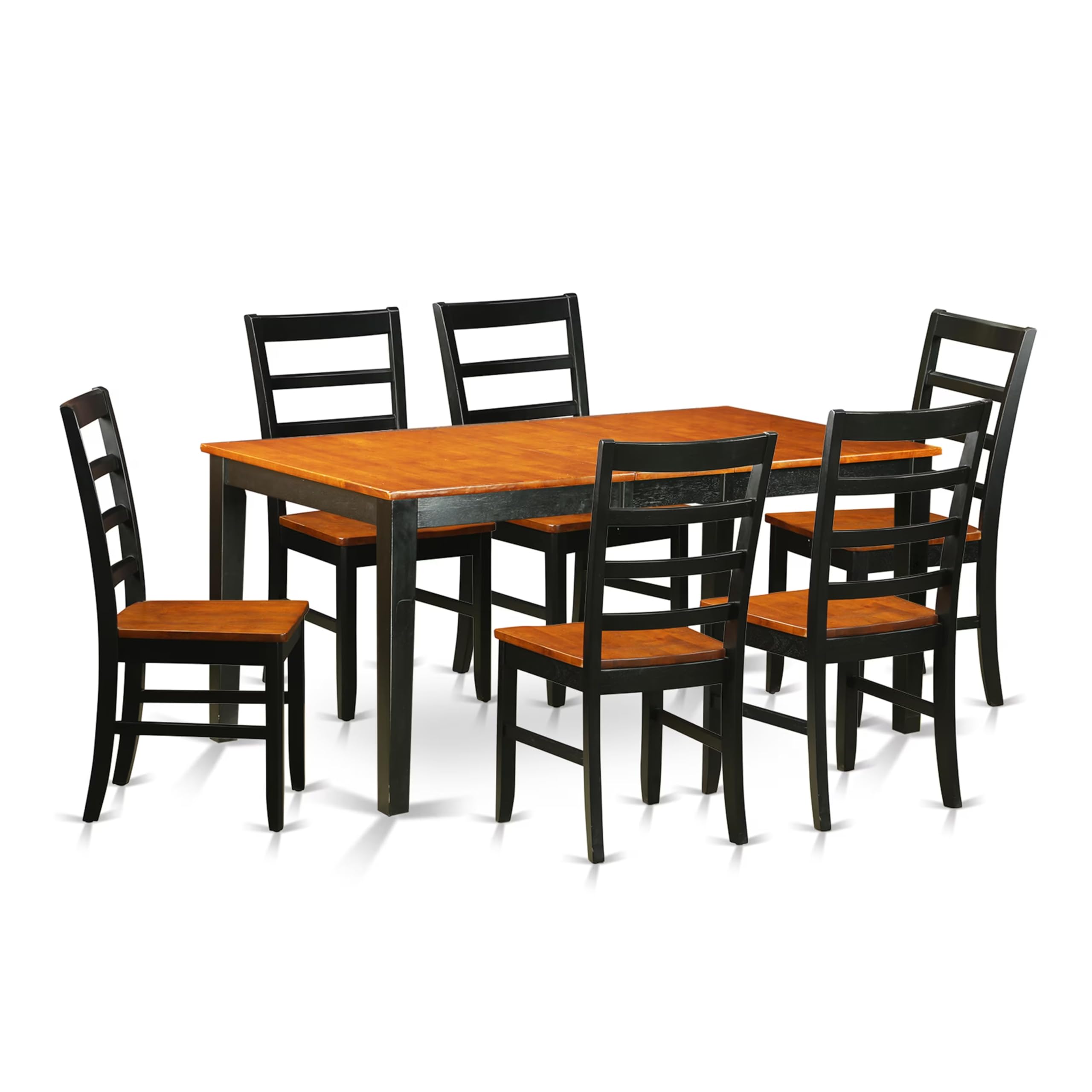 7  PC  Table  set-Dining  Table  and  6  Dining  Chairs