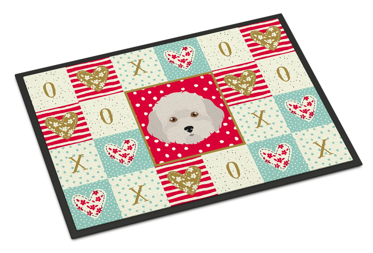 Cyprus Poodle Love Indoor or Outdoor Mat 24x36 CK5193JMAT