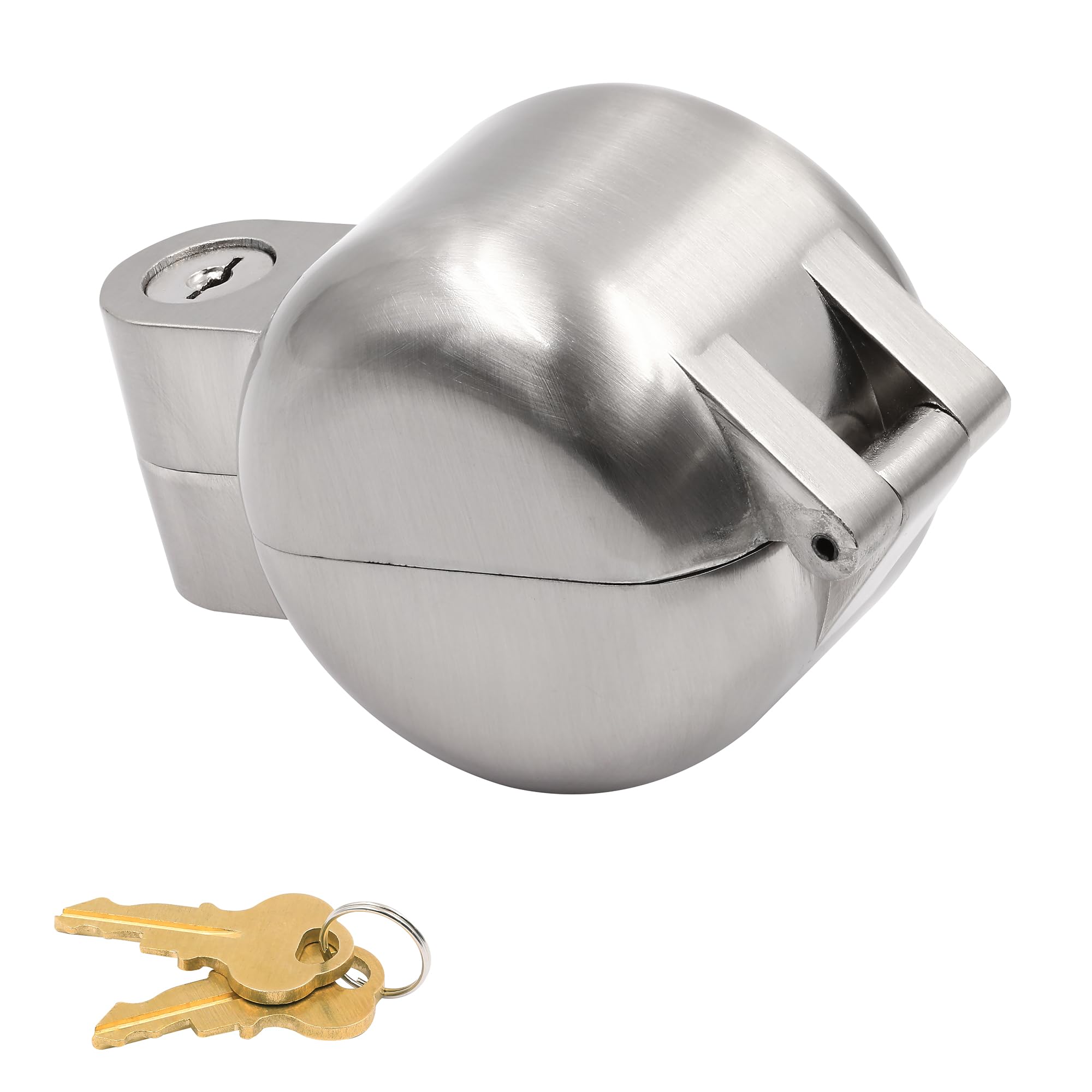 Prime-Line Silver Steel Doorknob Lockout 1 pk, (Pack of 1)