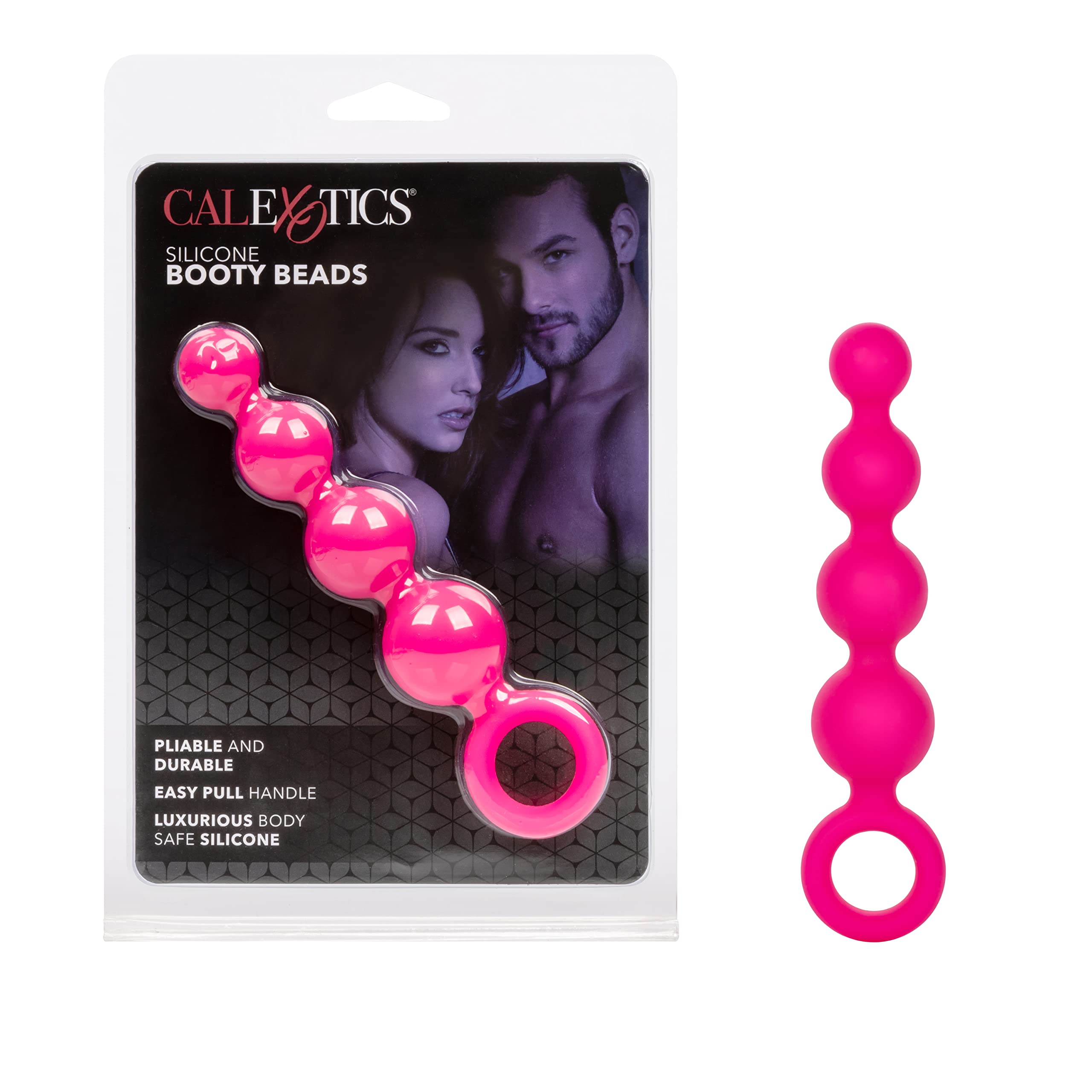 Silicone Booty Beads-Pink