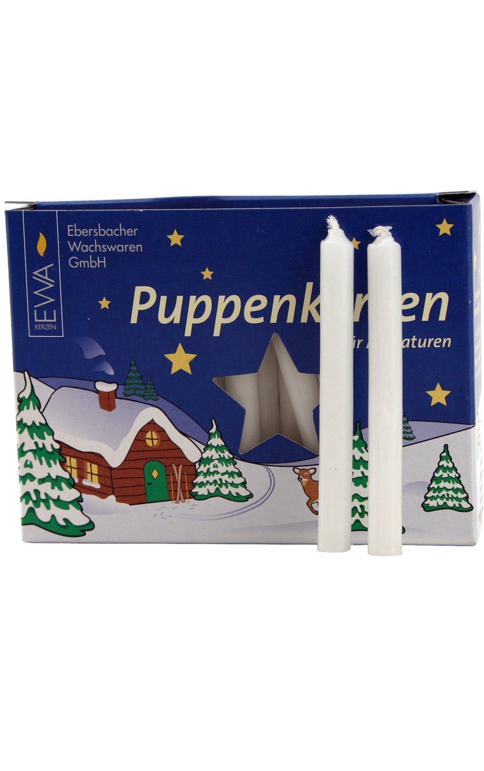 CANDLE- MINI WHI 7MM BX40