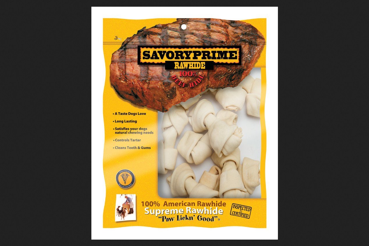 Savory Prime Rawhide Bones (10 Pack) 3