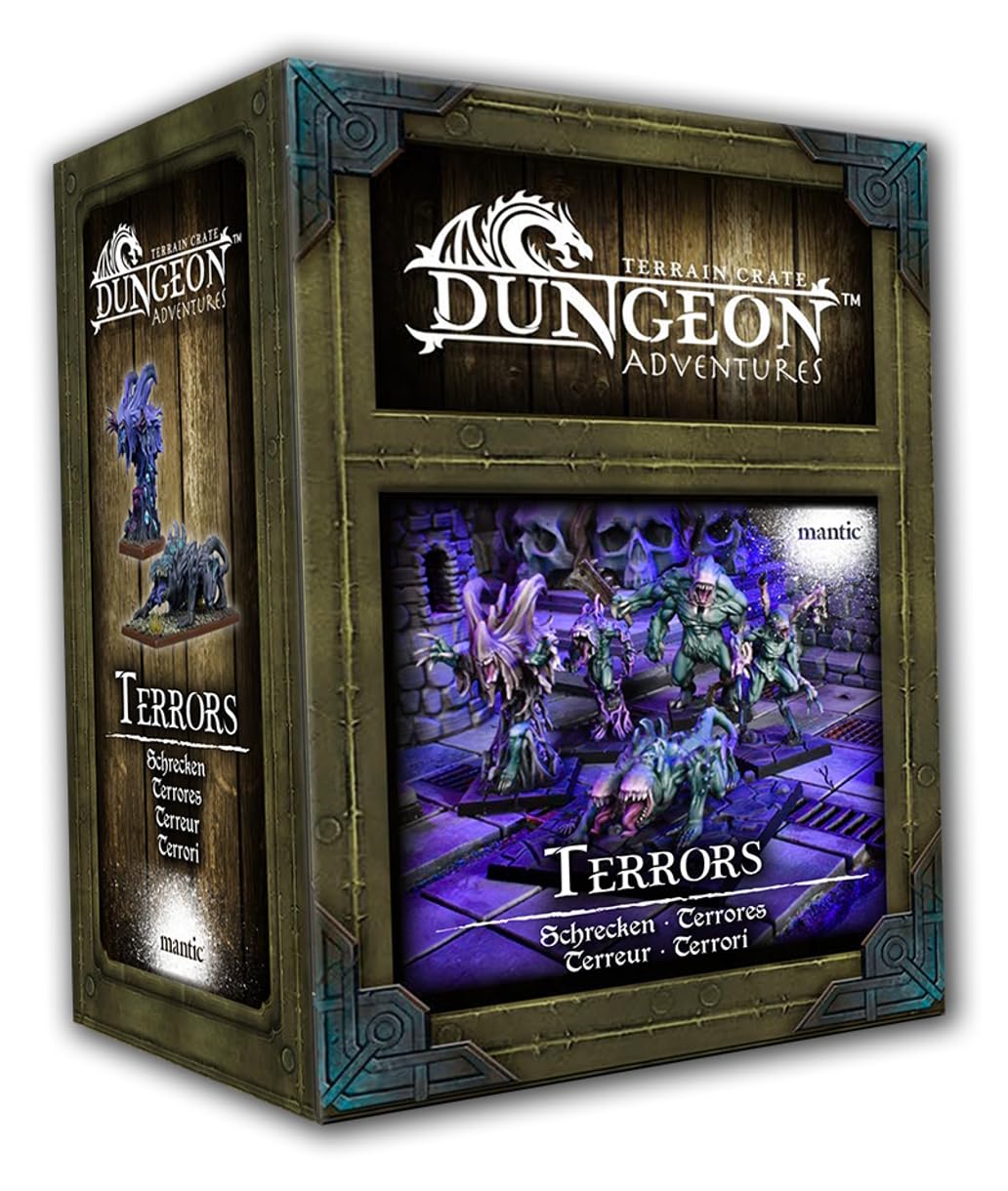 Mantic Entertainment. Terrain Crate Dungeon Adventures Terrors, Mgtc218, Unassembled And Unpainted