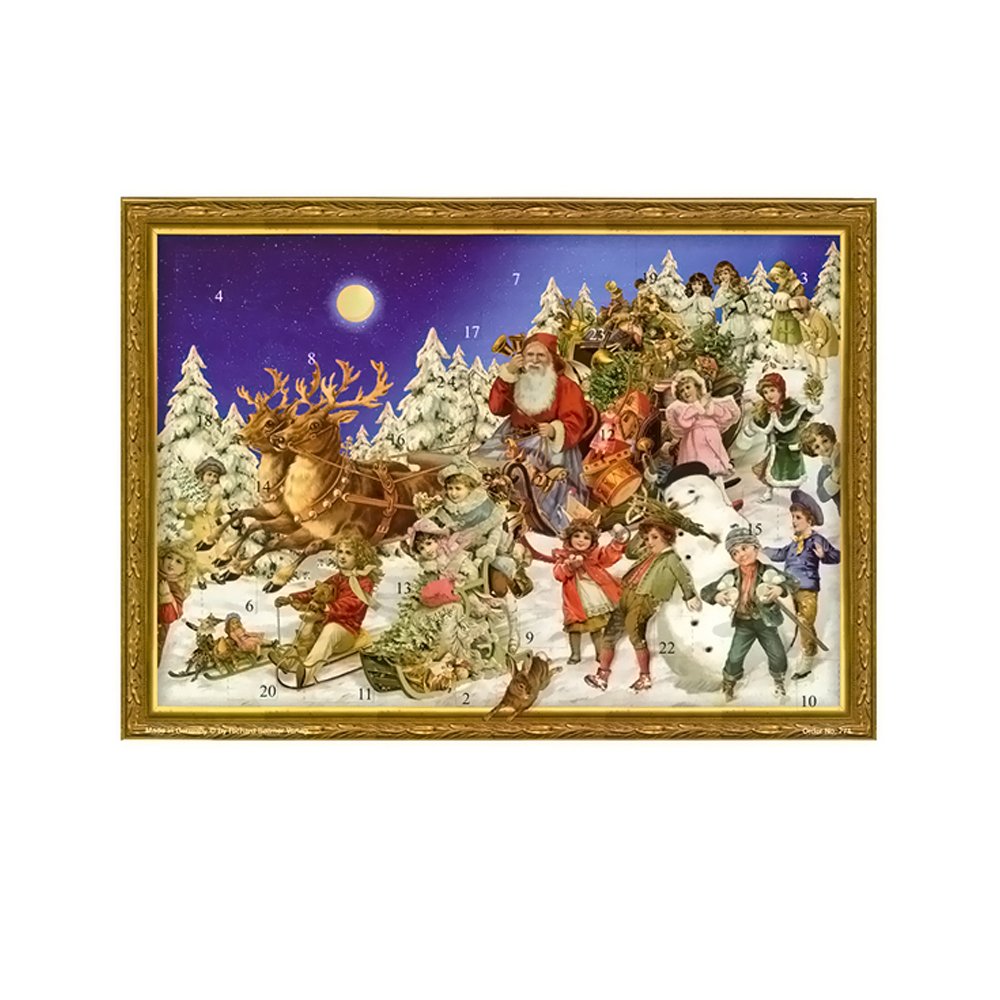 ADVENT- SANTA/SLED LG EACH