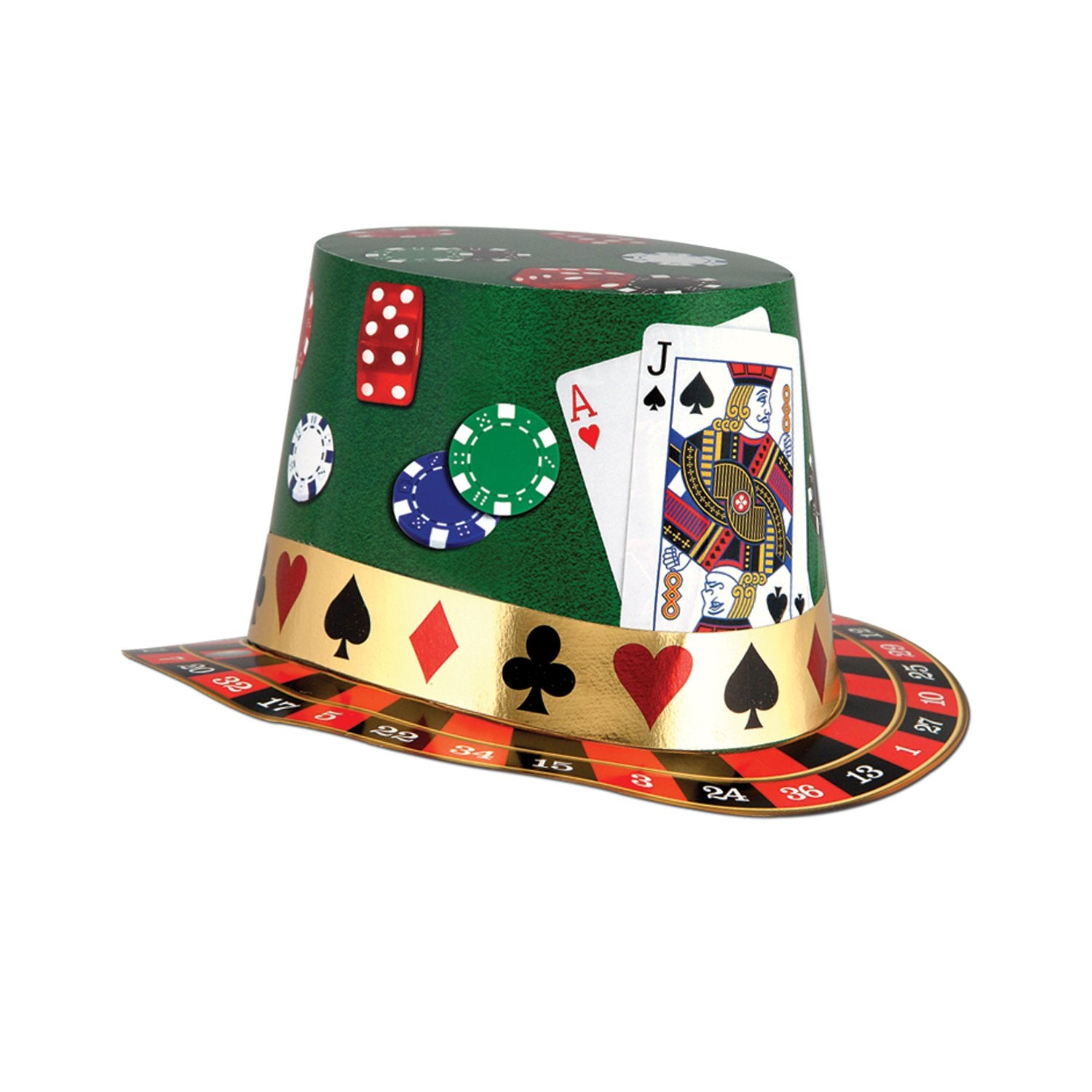 Casino Night Hi-Hat (Pack of 25)