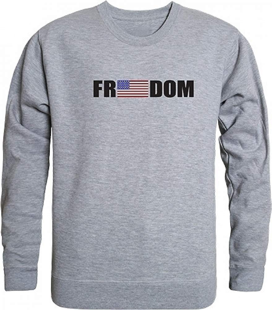 Graphic Crewneck, Freedom, H.Grey, M