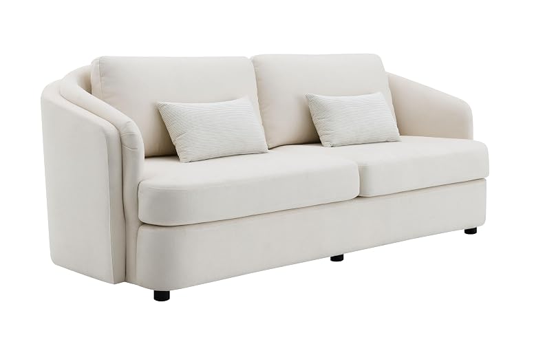 ACME Mariko Sofa w/2 Pillows, Beige Linen