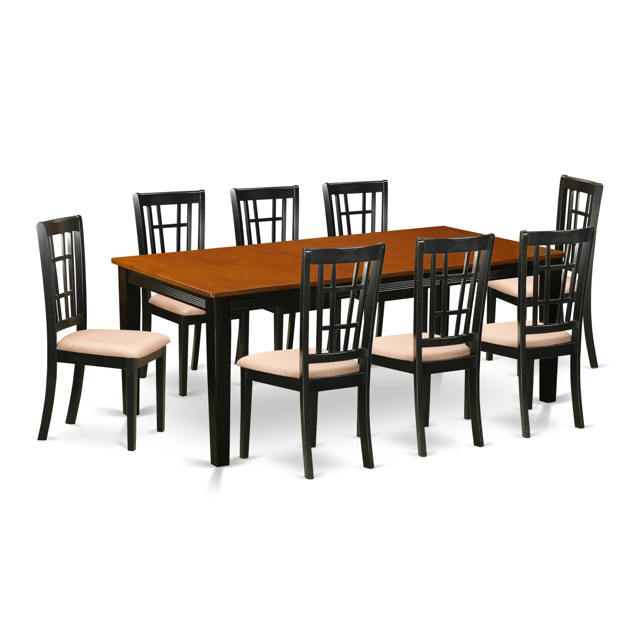 5  PC  Dining  set-Dining  Table  with  4  Wood  Dining  Chairs