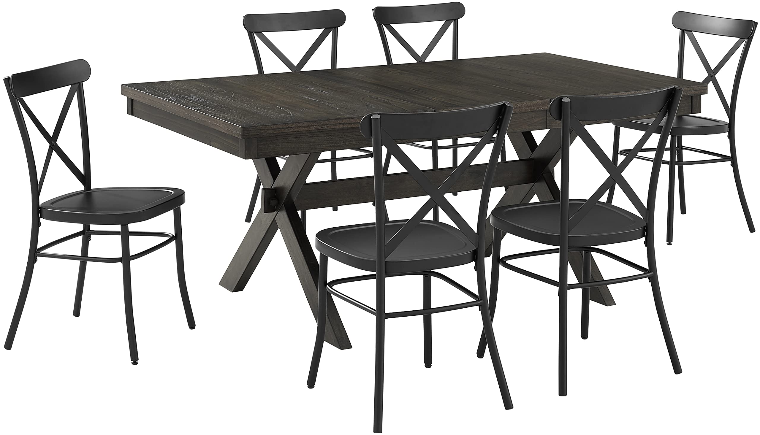 Hayden 7Pc Dining Set W/Camille Chairs