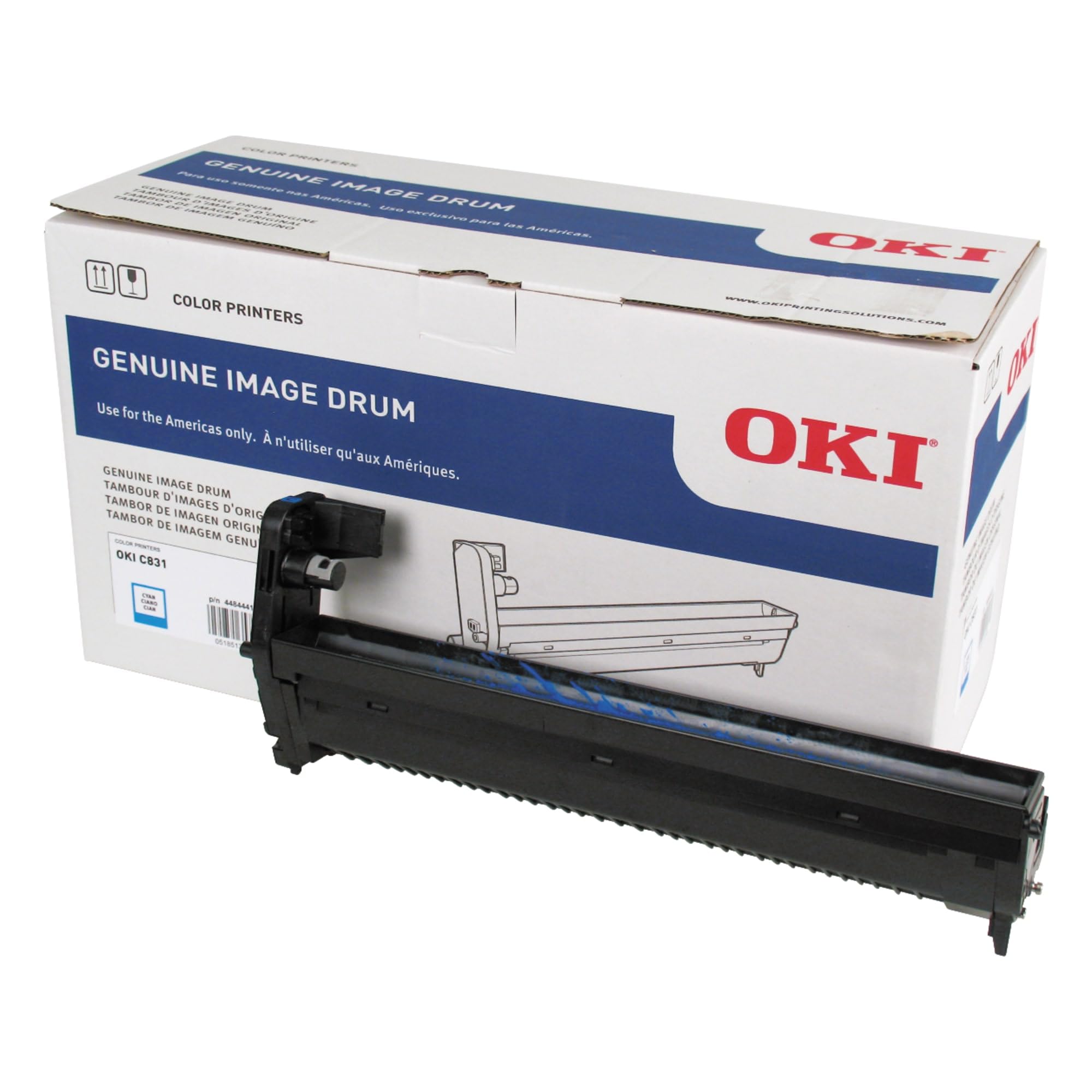 OKIDATA C831N CYAN IMAGE DRUM, 30k yield