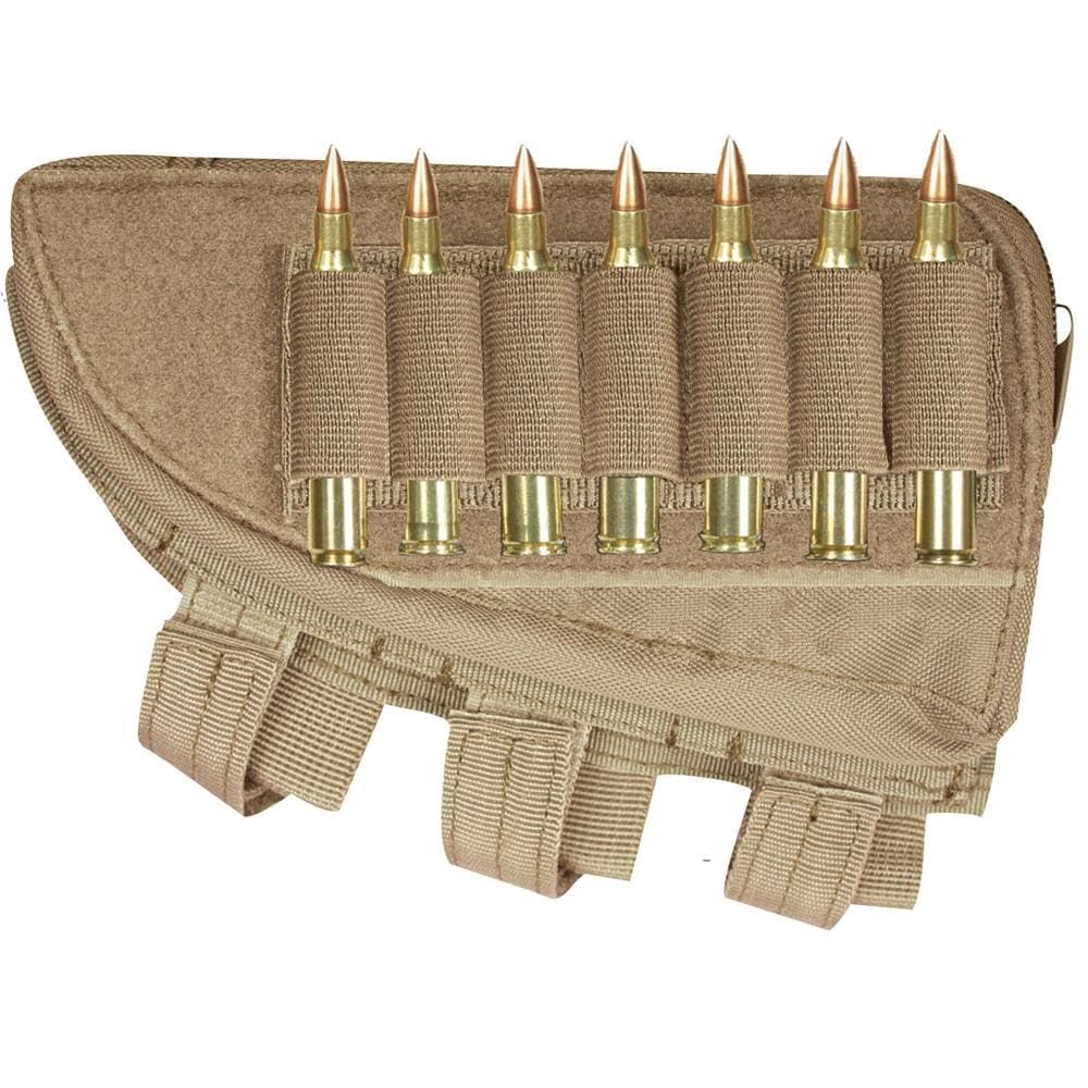 Butt Stock Cheek Rest - Rifle - Left - Coyote