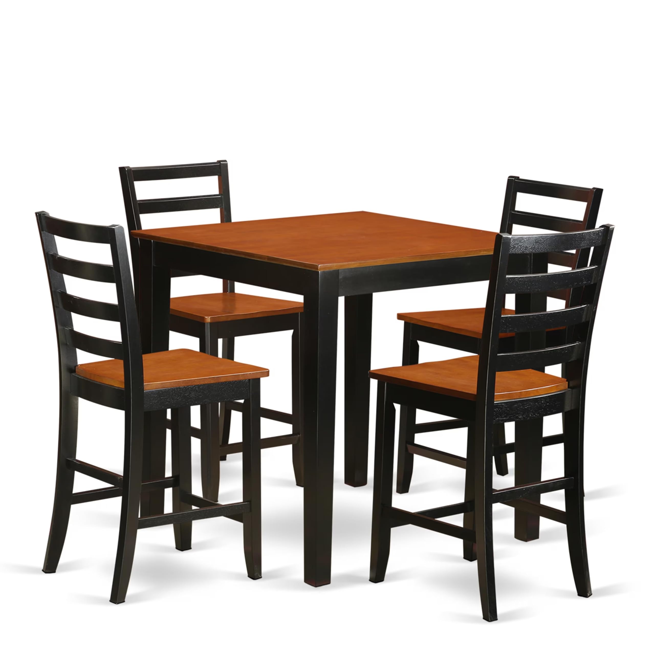 5  PC  counter  height  pub  set  -  counter  height  Table  and  4  Kitchen  Dining  Chairs.