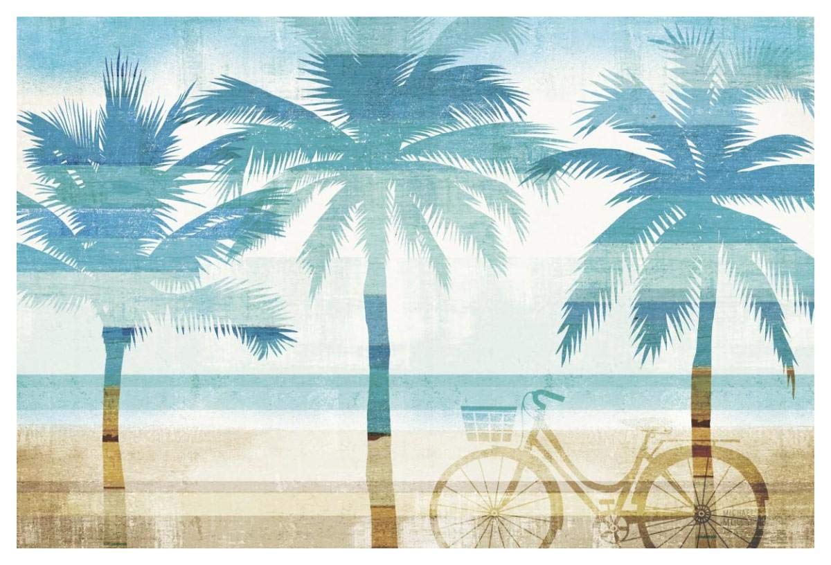 Beachscape Palms I -Paper Art-50x34”