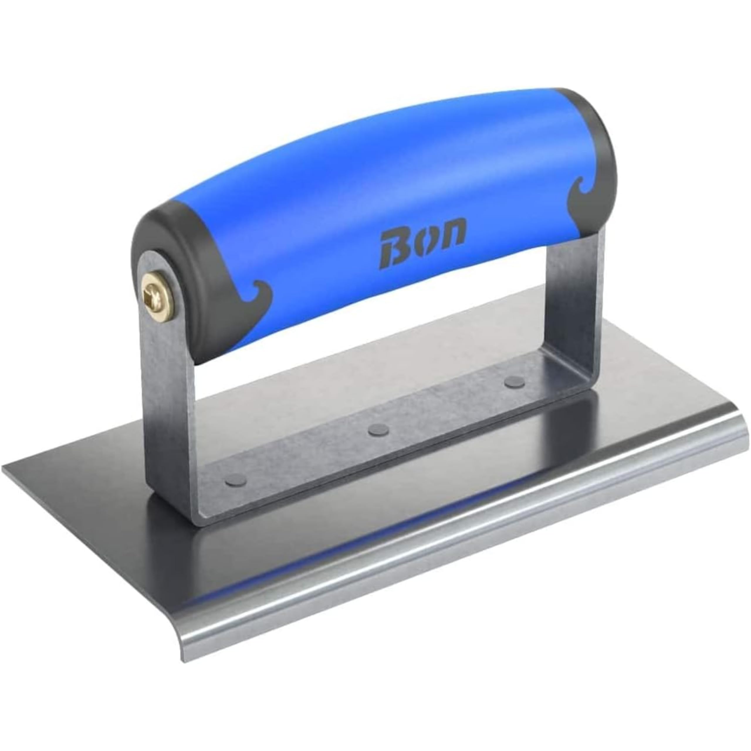 Bon 62-438 Edger - Stainless Steel 6-inch X 3-inch - 1/4-inch Radius X 3/8-inch Lip Comfort Grip Handle