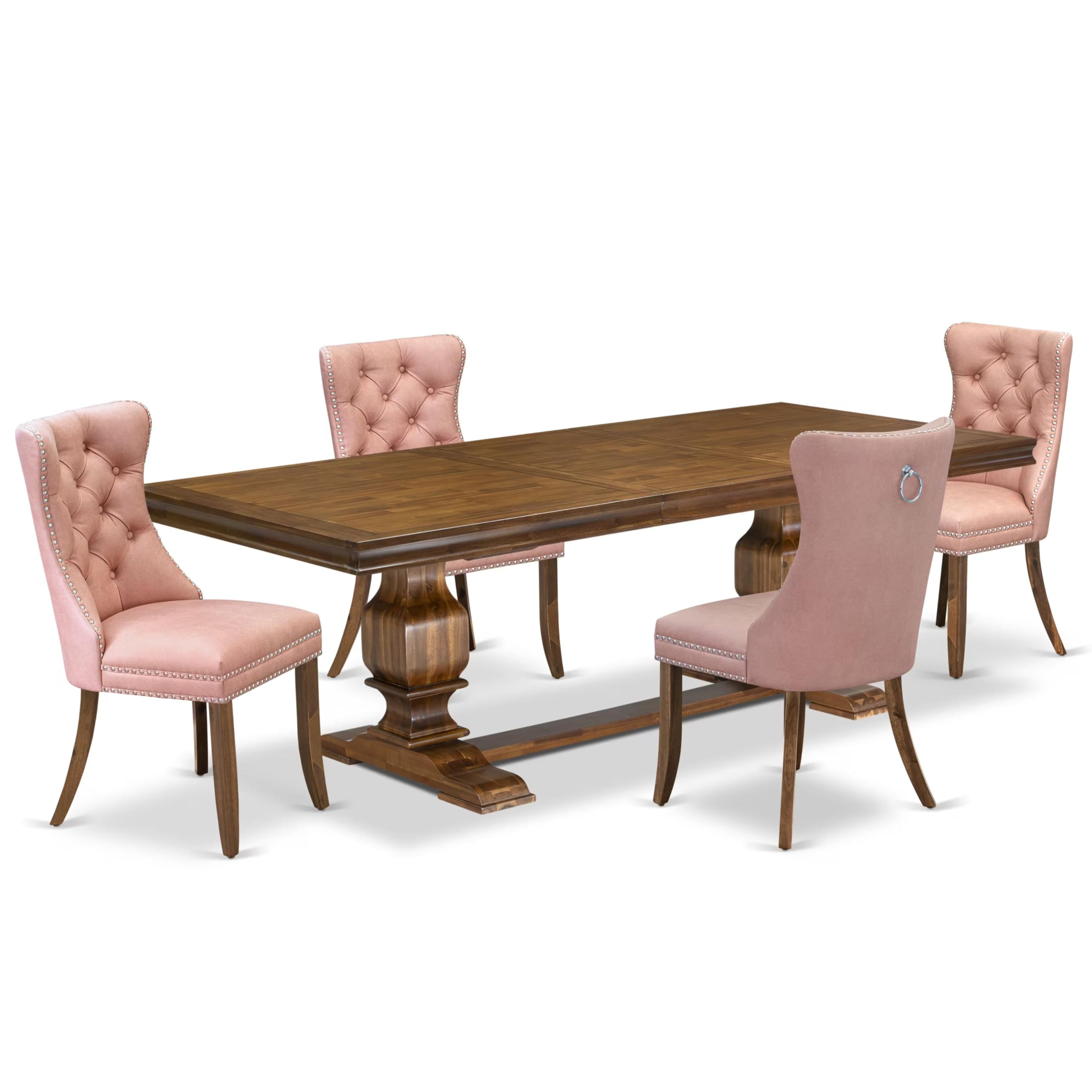 5 piece Kitchen Table Set a Modern Dining Table and 4 Dining room Chairs