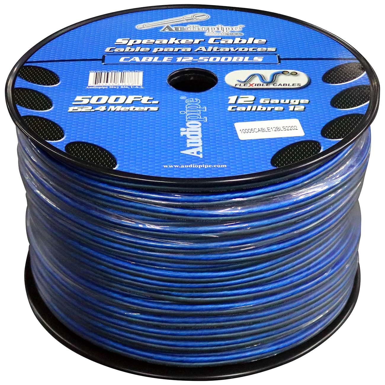 Audiopipe 12 Gauge Flexible Speaker Cable 500Ft