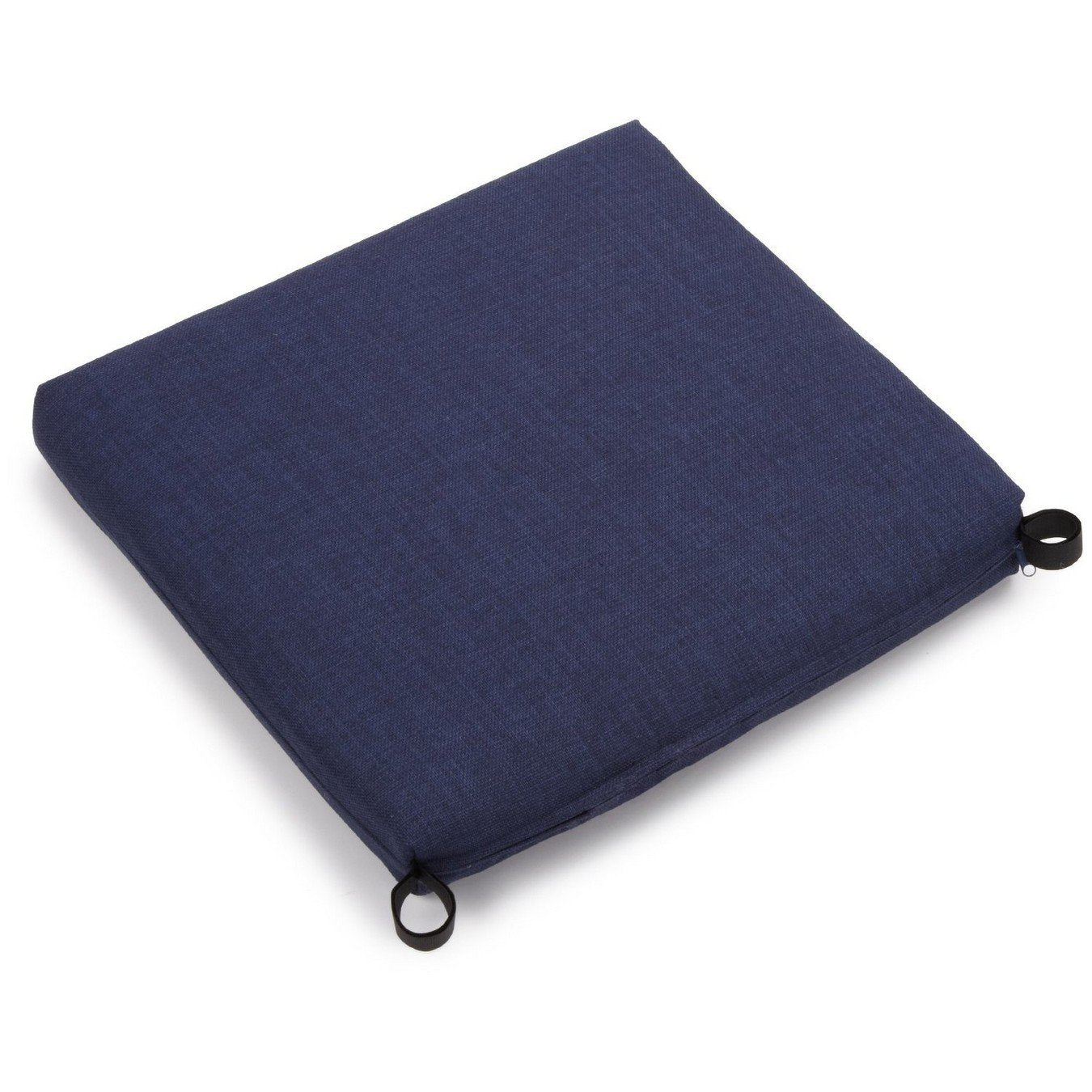 20-inch by 19-inch Spun Polyester Chair Cushion  - Azul