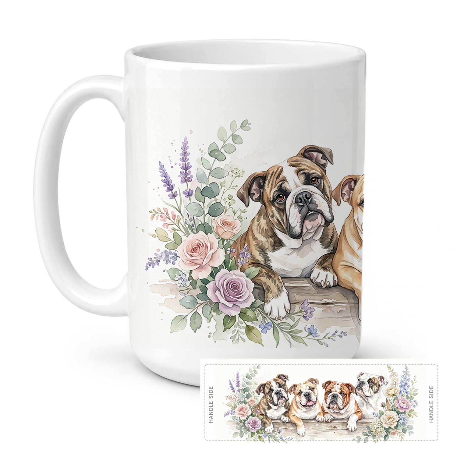 Carolines Treasures English Bulldog Ceramic Coffee Mug 15 oz