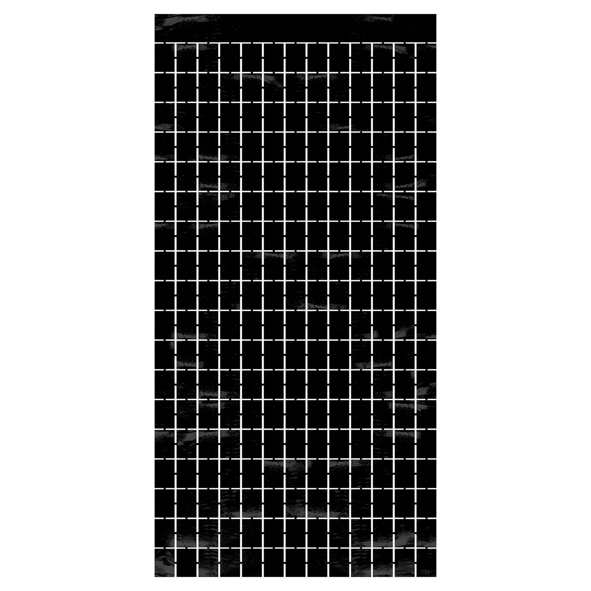 Metallic Square Curtain (Pack of 6)
