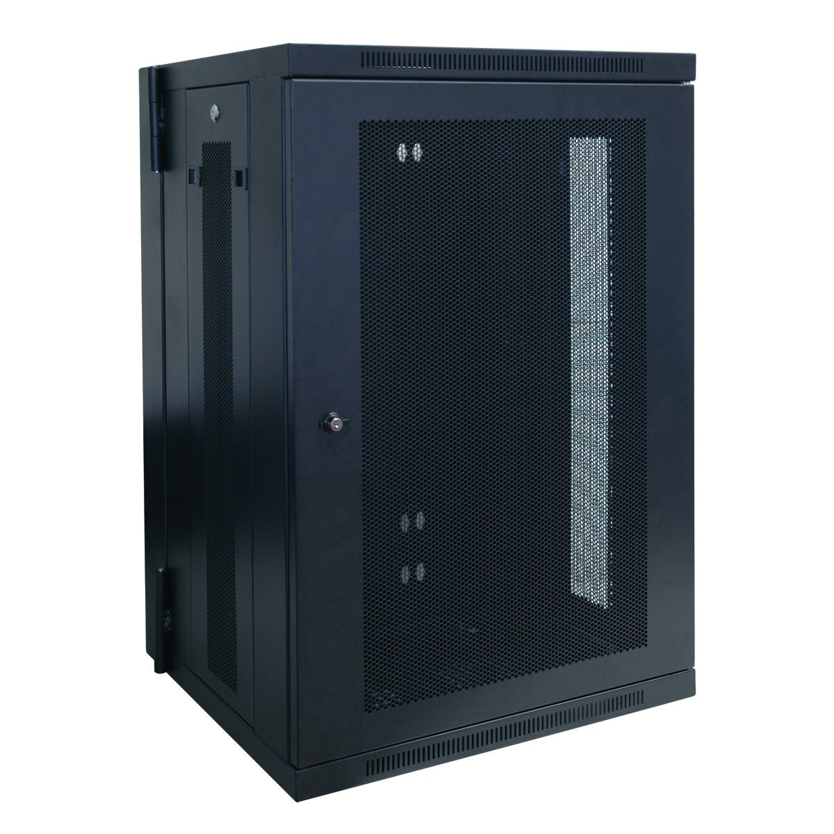 18U WALL MOUNT RACK ENCLOSURE SERVER CABINET HINGED WALLMOUNT
