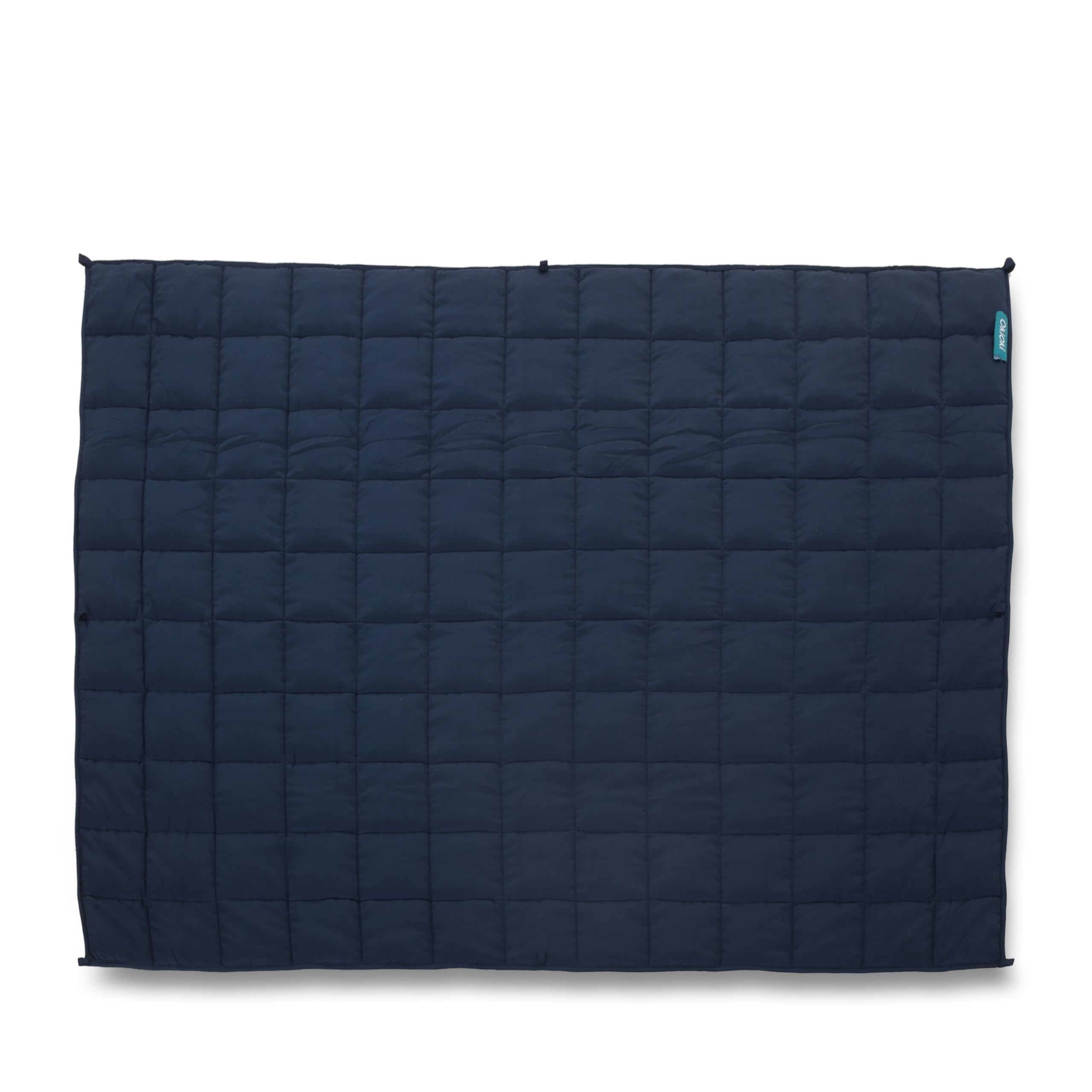 Blankie 20lbs Weighted Blanket, 60 x 80 Cotton Multilayer, Navy Blue
