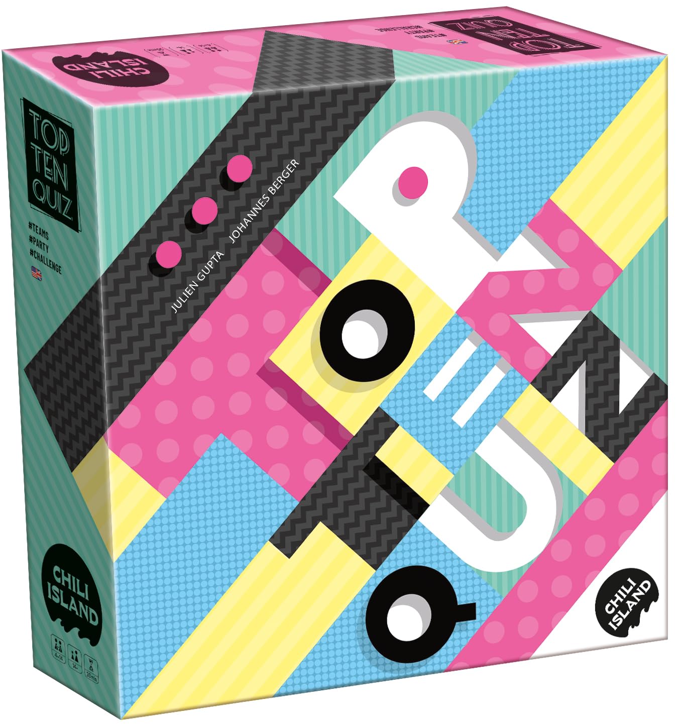 Color Code Chili Island Party Board Game