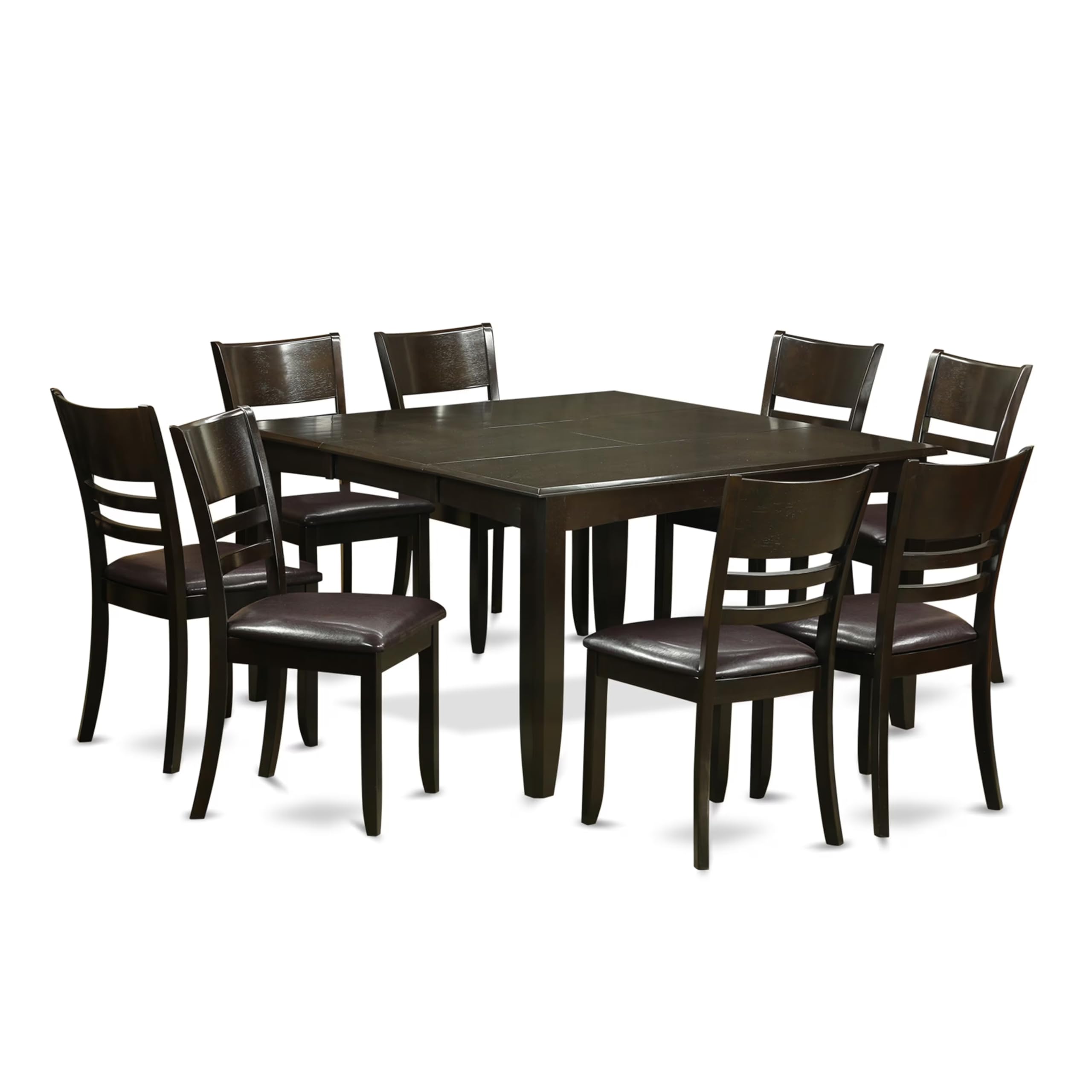 9  Pc  Dining  room  set-Dinette  Table  with  Leaf  and  8  Kitchen  Chairs.