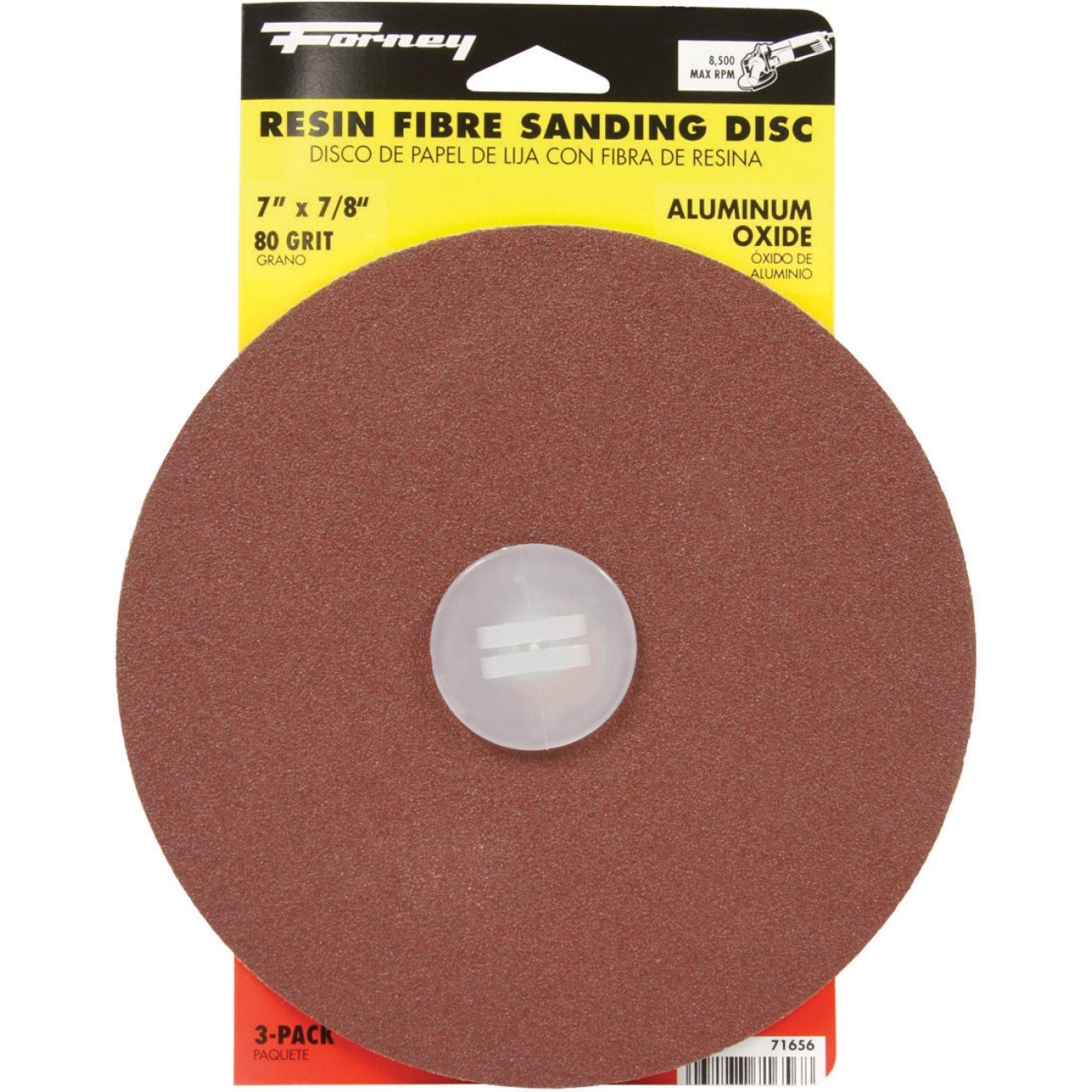 Forney Sanding Disc 7  X 78  80Grit