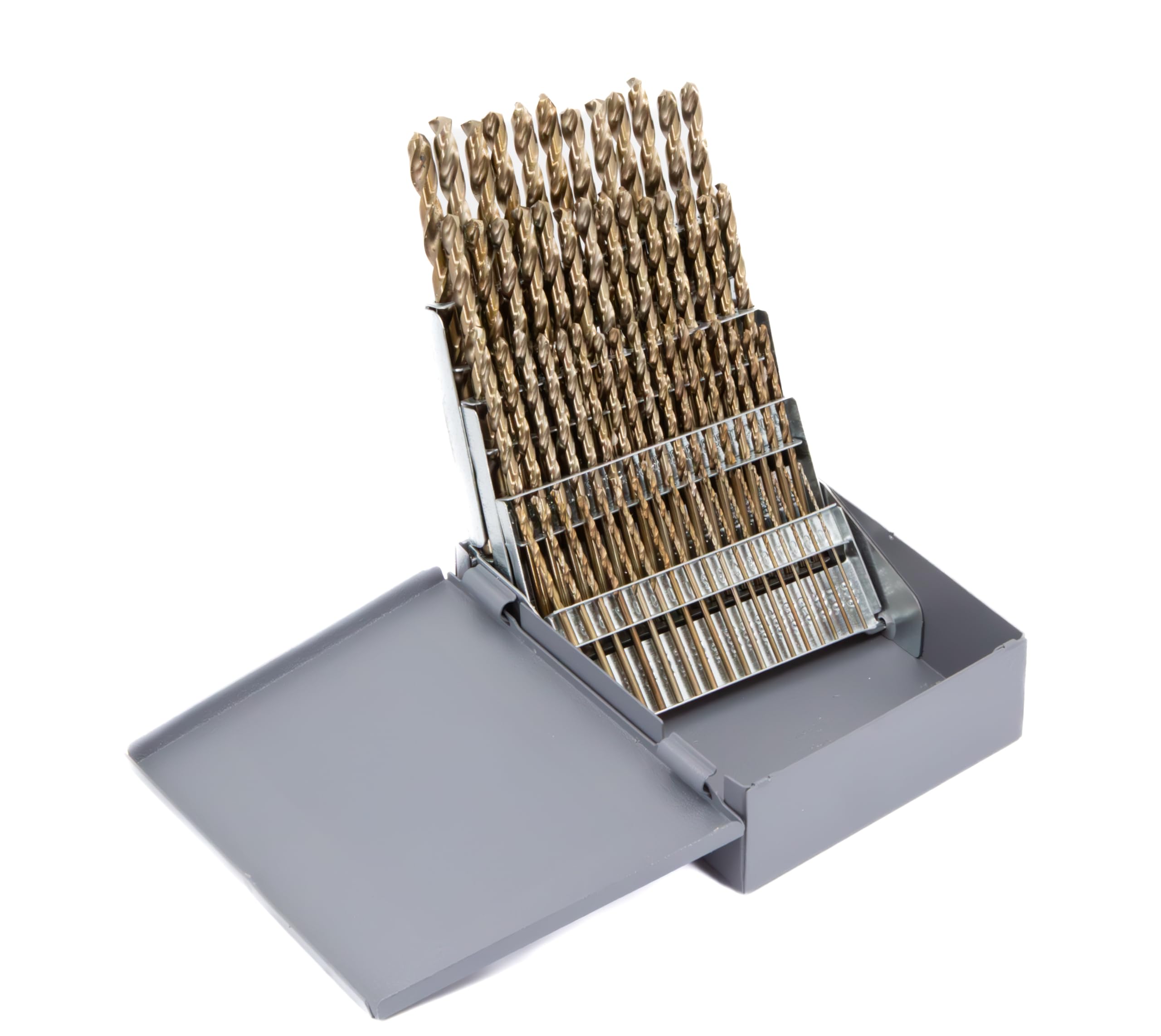 #1-#60 60 Piece Cobalt Screw Machine Drill Bit Set, Drill America, D/A60S-CO-SET