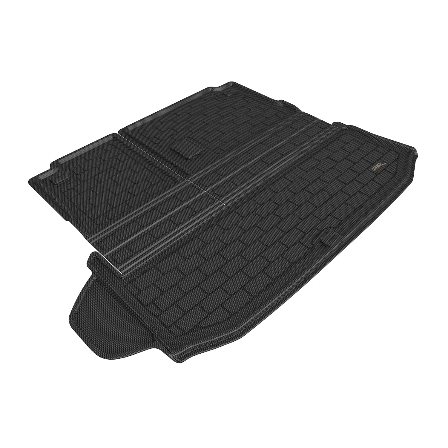 3D MAXpider TOYOTA HIGHLANDER 2020-2022 NO SUBWOOFER KAGU BLACK SEAT BACK PROTECTOR CARGO LINER