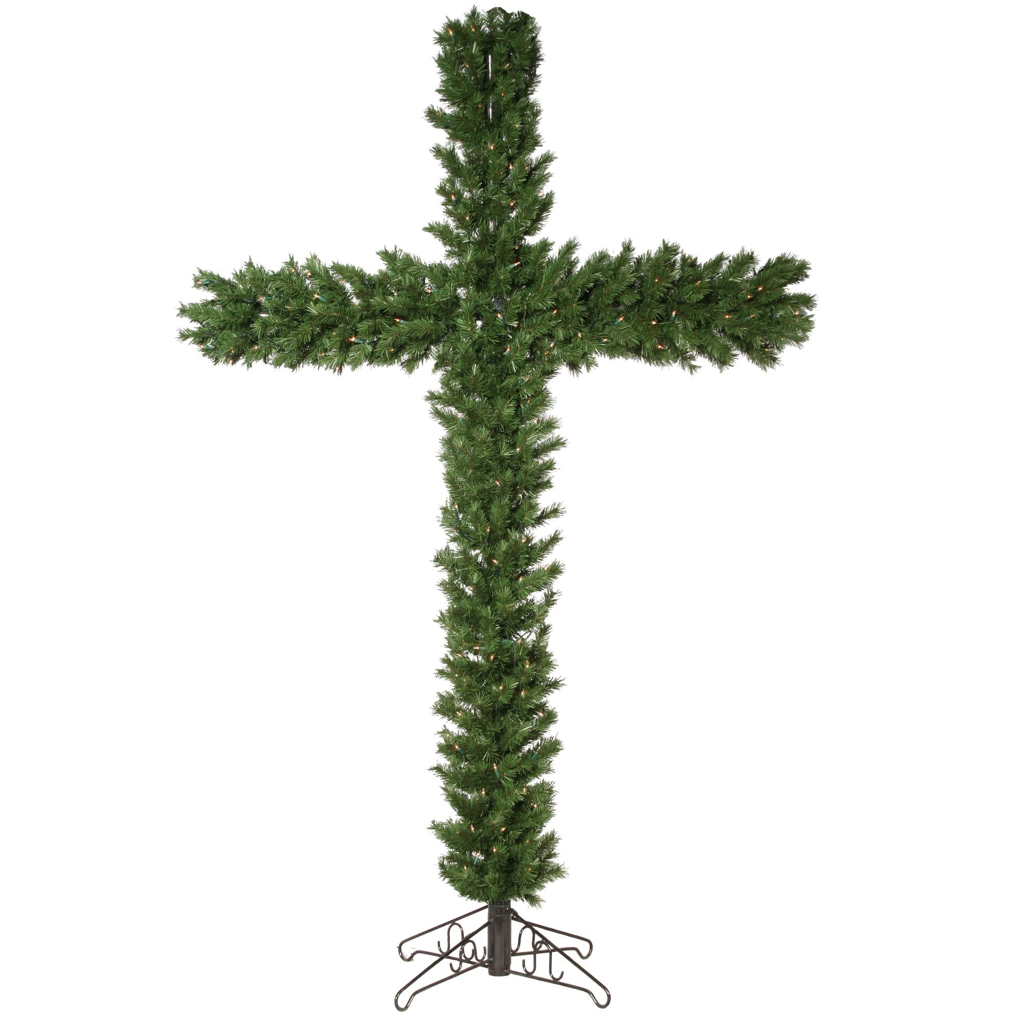 Casafoyer  7.5' Christmas Cross Dura-Lit LED 250WW - E864776LED - (Pack Of 2)