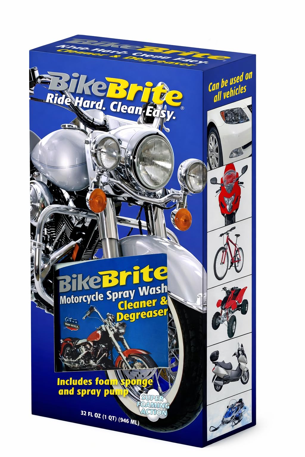 Bike Brite Motorcycle Spray Wash Kit 32oz