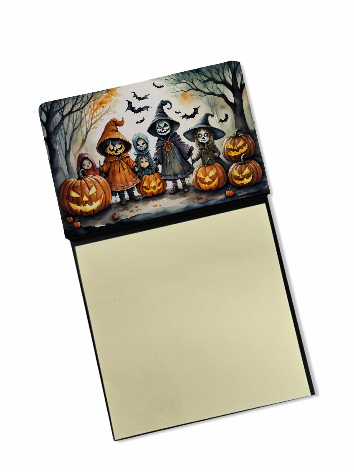 Trick Or Treaters Spooky Halloween Sticky Note Holder