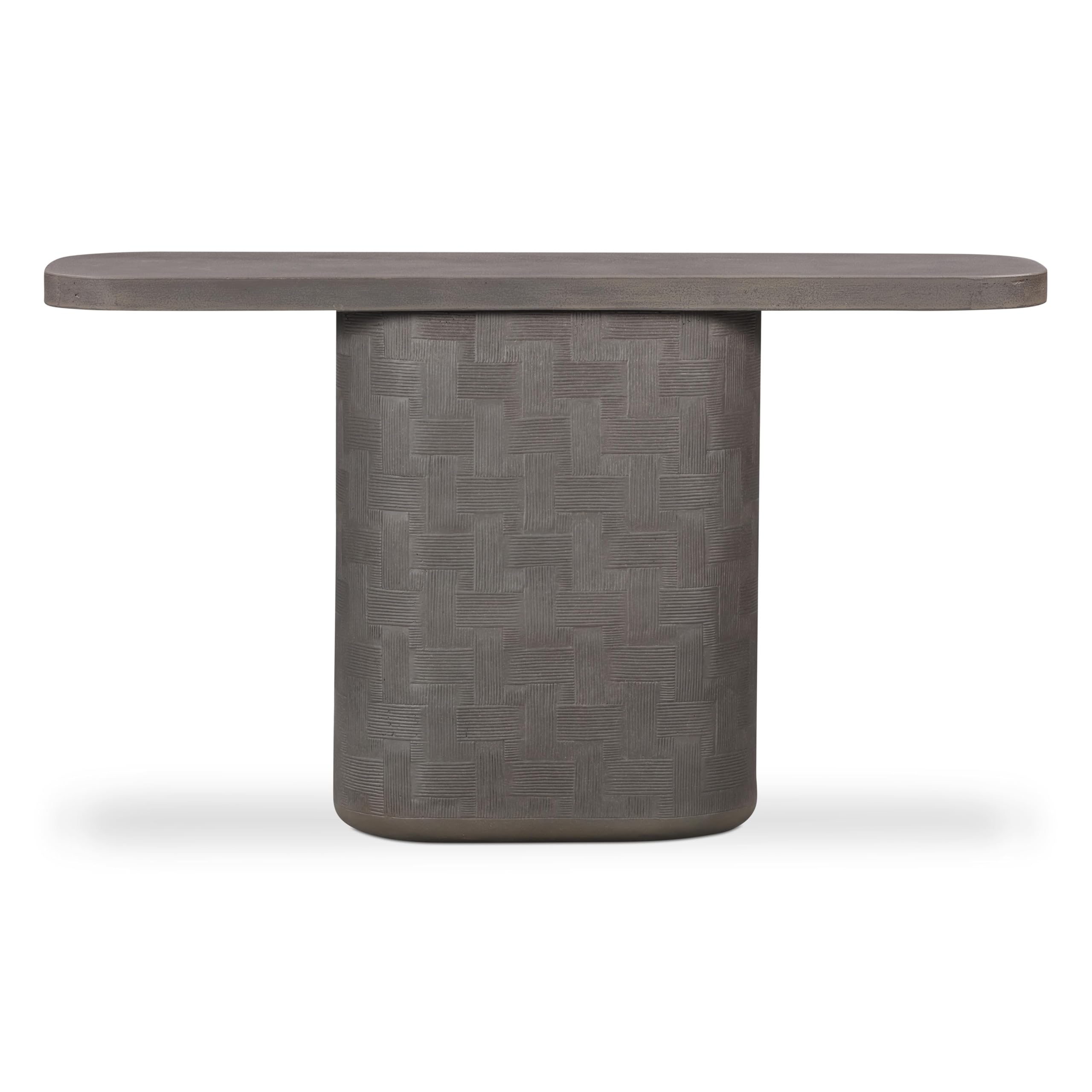 Suraya 55 Indoor/Outdoor Concrete Console Table