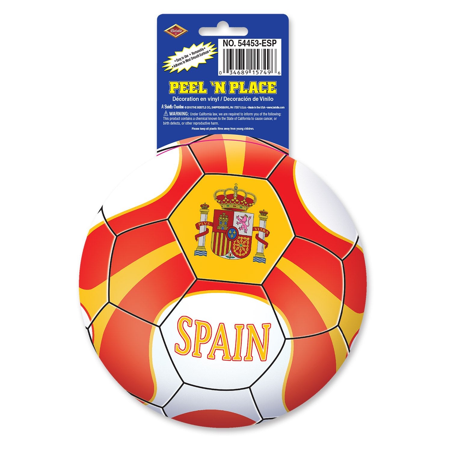 Peel N Place - Spain (Pack of 12)