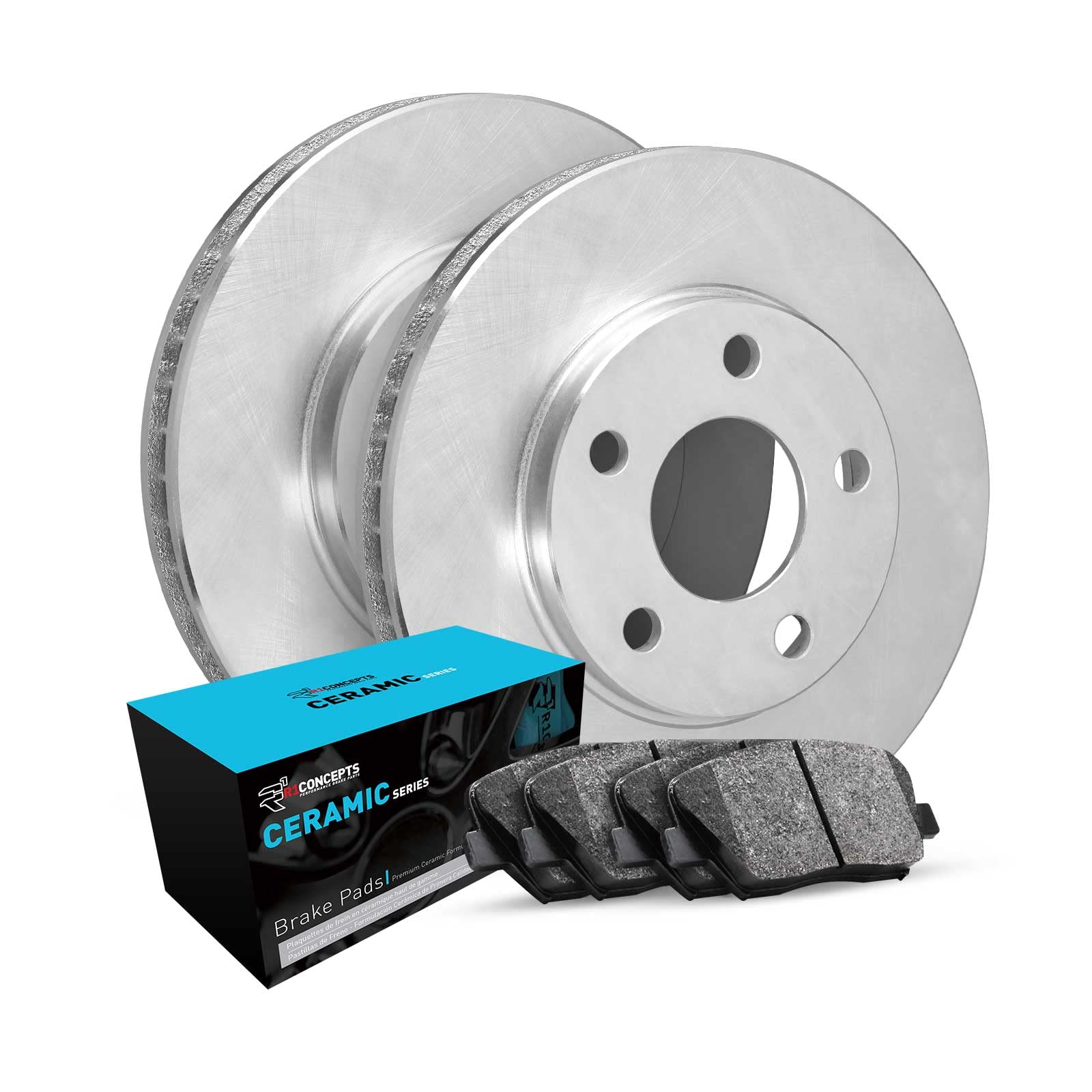 R1 Concepts Disc Brake Rotor Set with Ceramic Pads WFWN1-74026