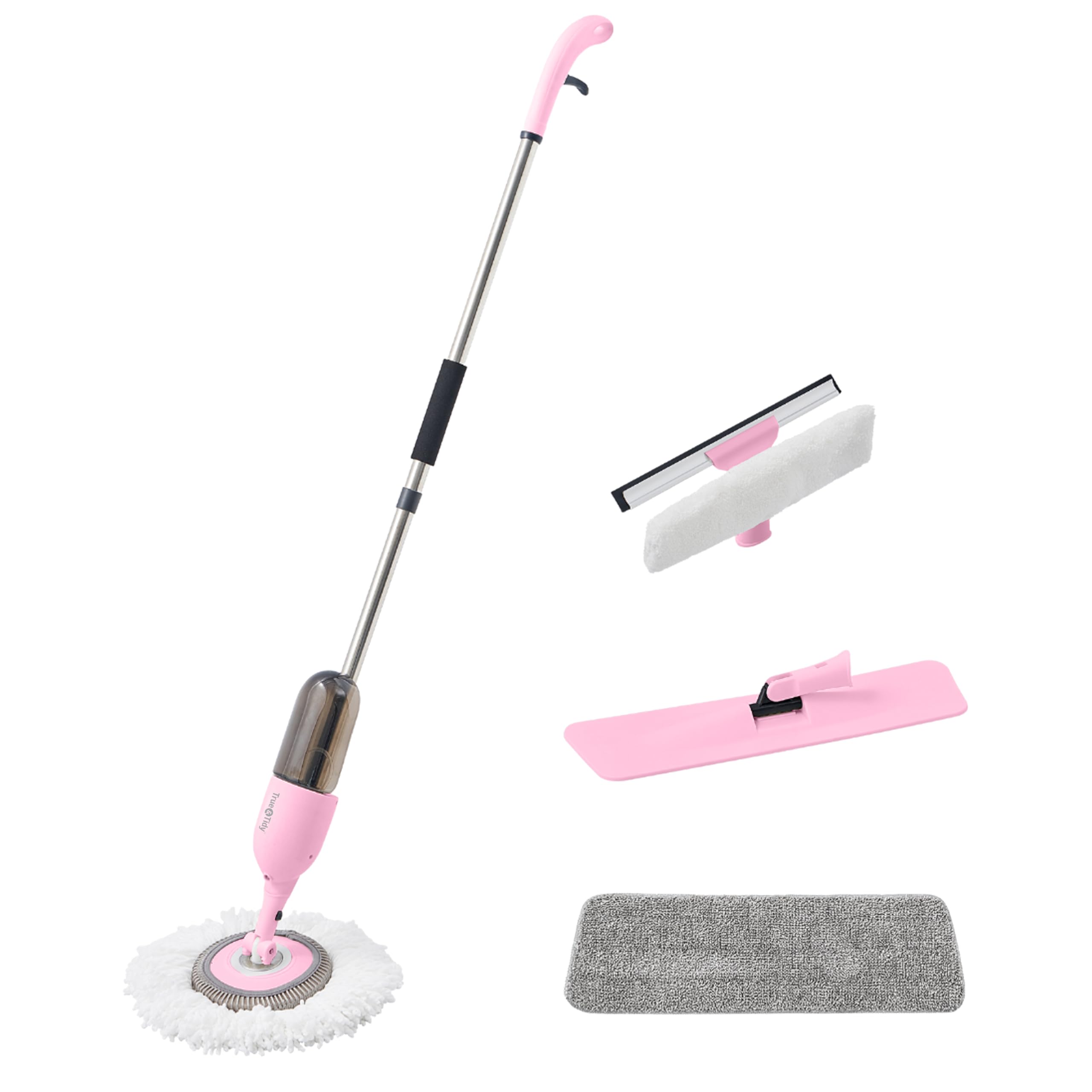 Clean Everywhere Spray Mop Kit in Pink