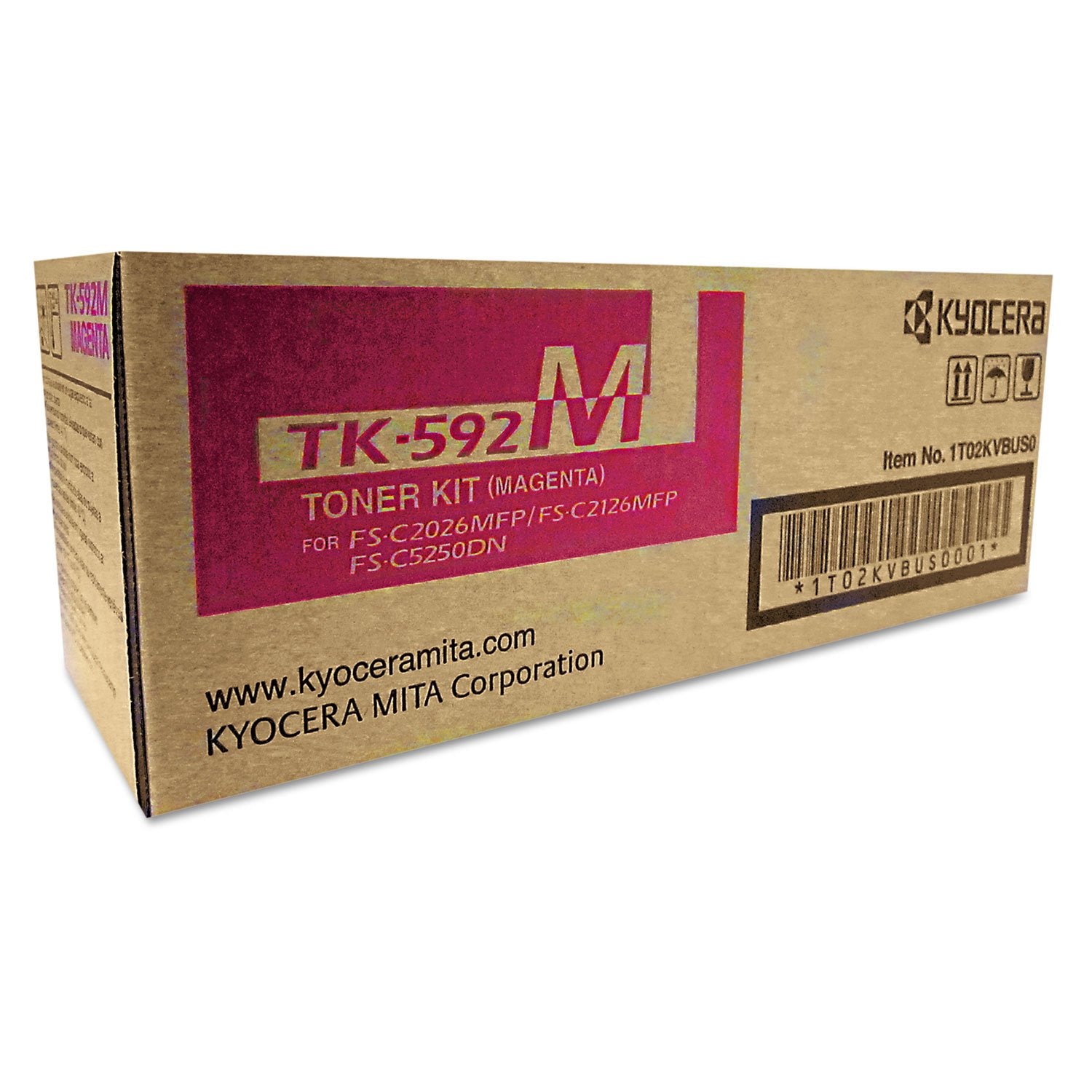 KYOCERA M6026CIDN 1-TK592 SD MAGENTA TONER, 5k yield