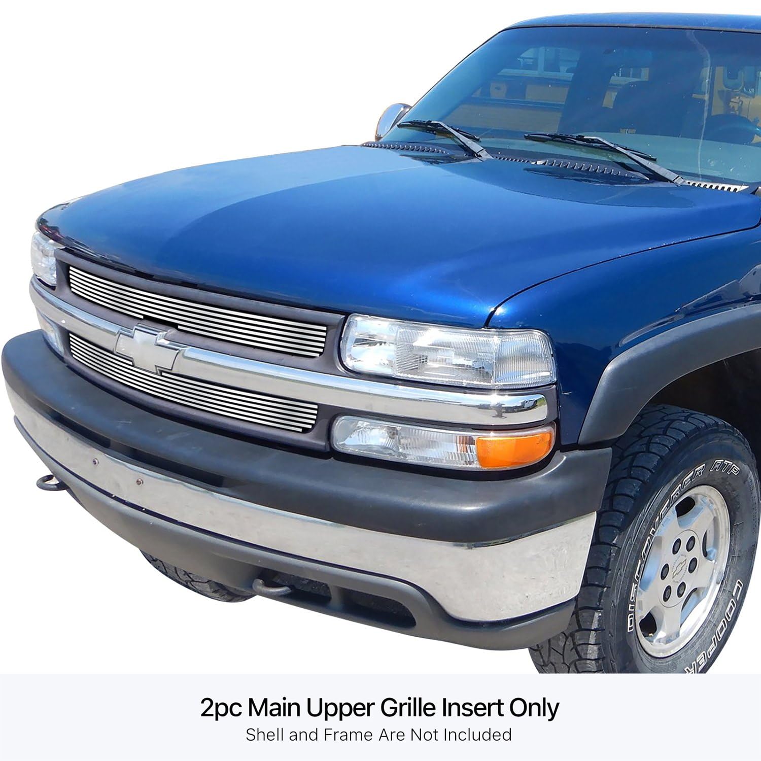 1999-2002 Chevy Silverado 1500/1500 HD/2500 /2000-2006 Chevy Suburban /2000-2006 Chevy Tahoe /1999-2000 Chevy Silverado 2500 HD/3500 HIGH DENSITY BILLET High Density SS Billet Grille