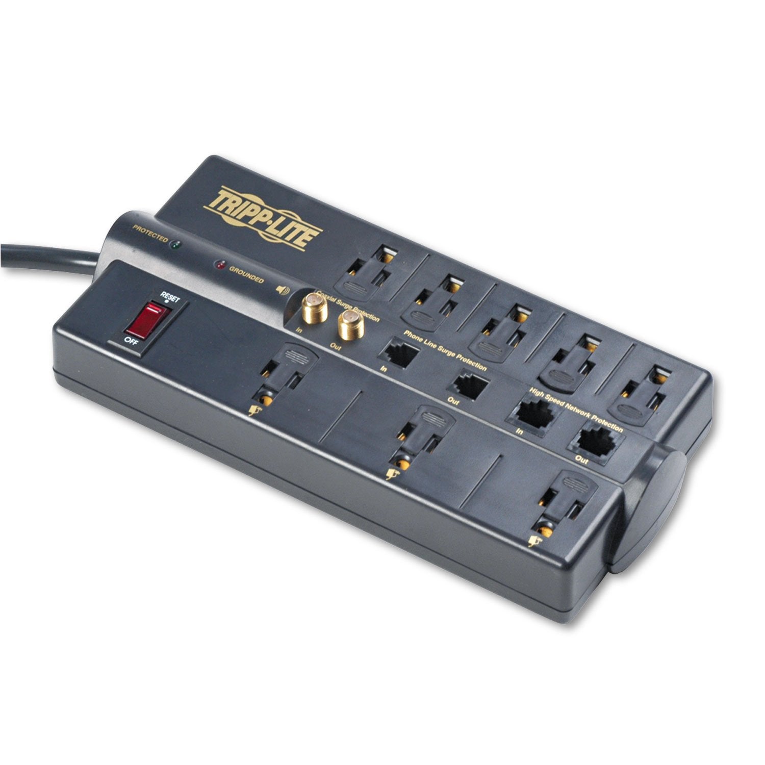 8 OUTLET + PHONE LAN