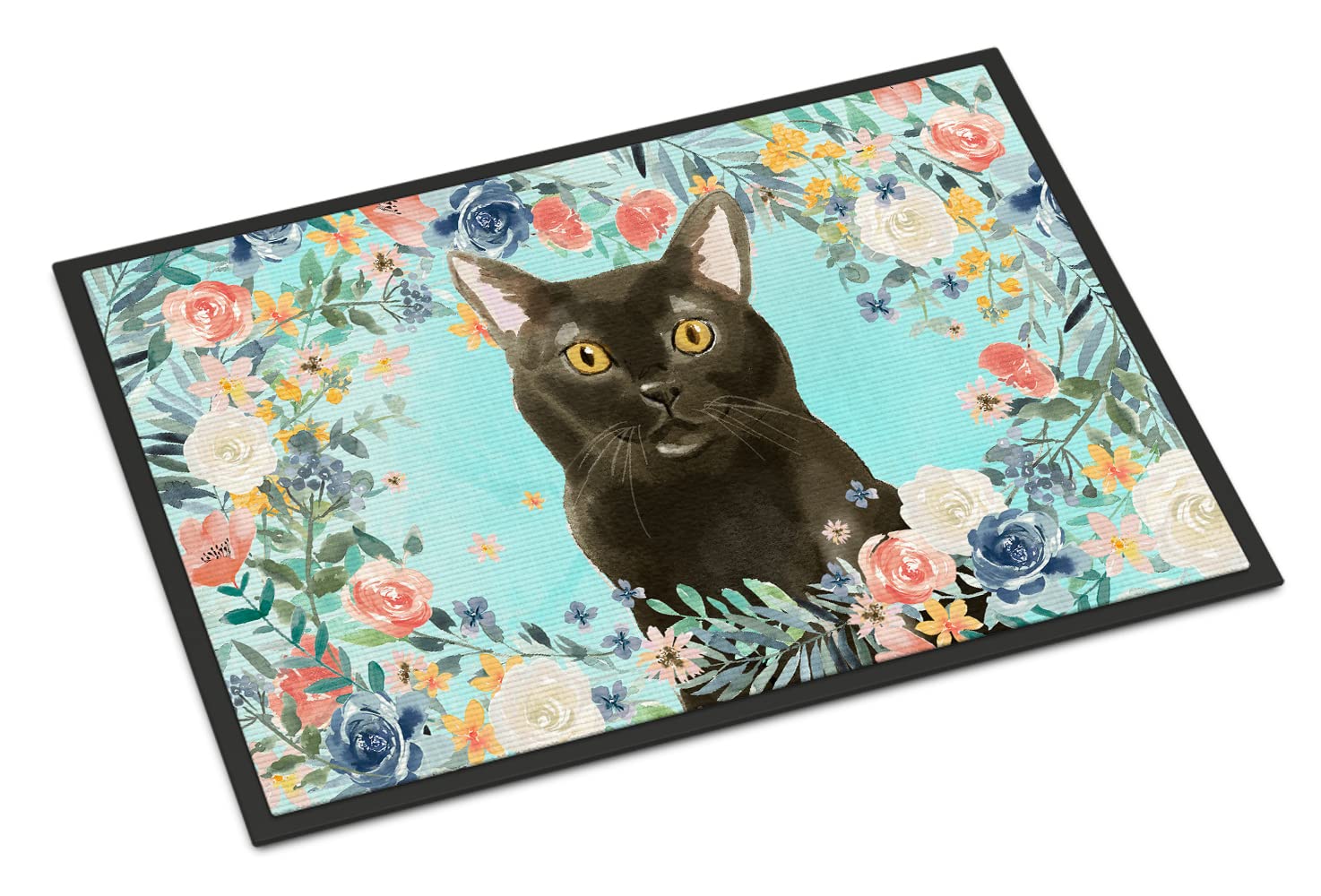 Bombay Spring Flowers Indoor or Outdoor Mat 24x36