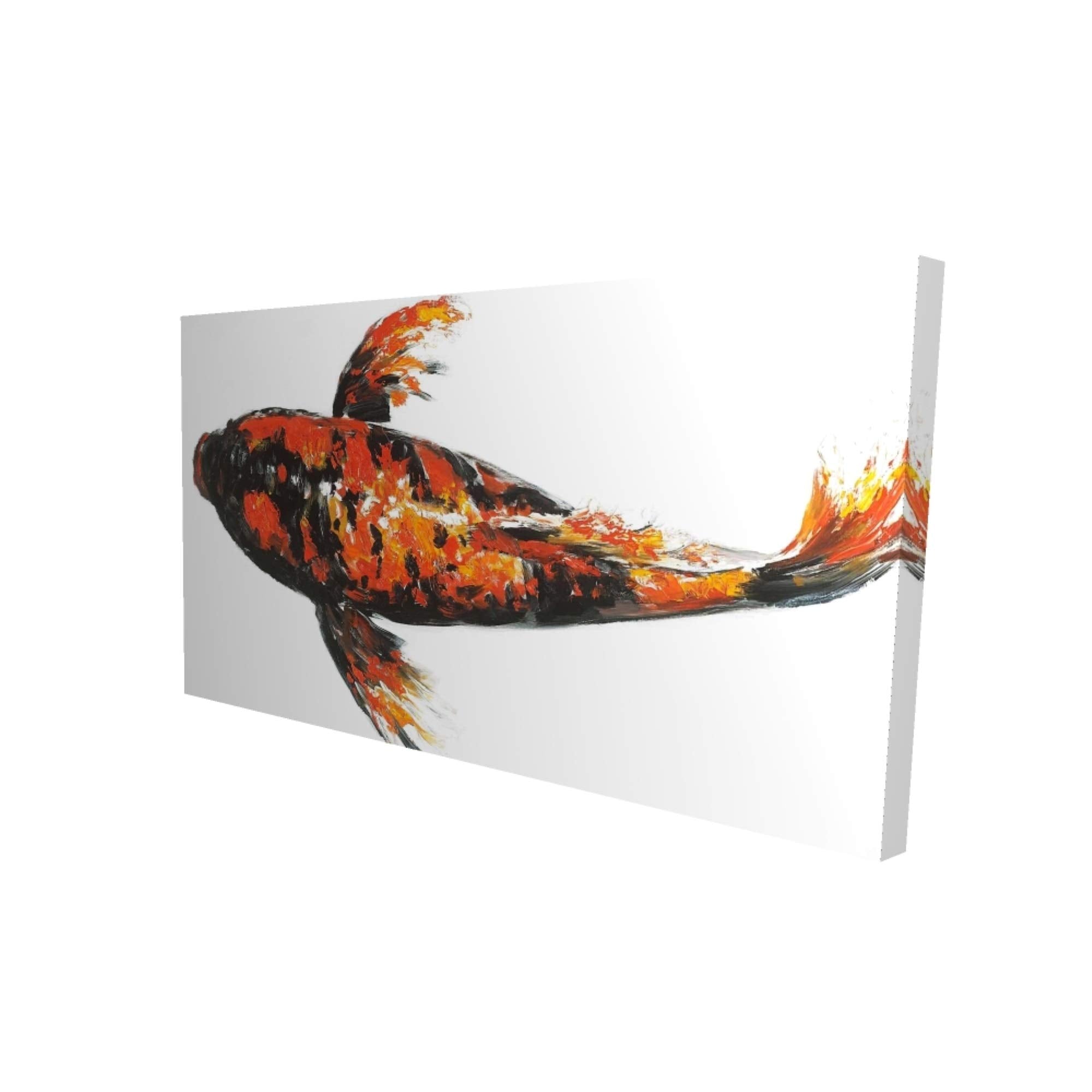 Red Butterfly Koi Fish - Print on canvas by Begin Edition