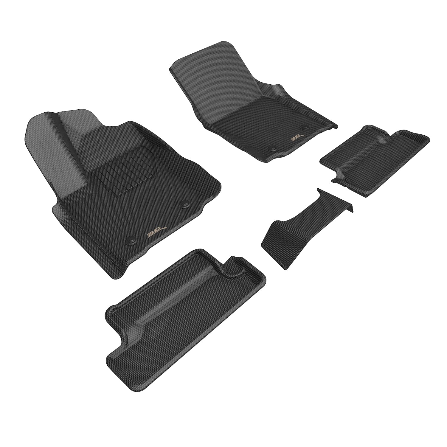 3D MAXpider Compatible with TOYOTA TACOMA XTRACAB 2024-2026 KAGU BLACK R1 R2