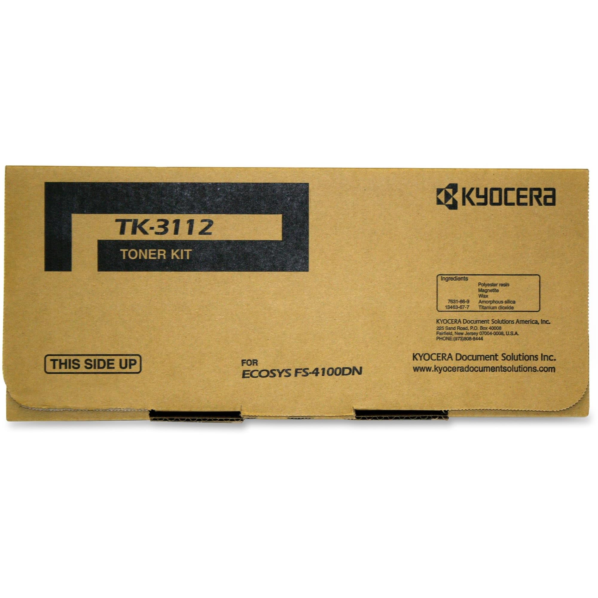 KYOCERA FS-4100DN 1-TK3112 SD BLACK TONER, 15.5k yield