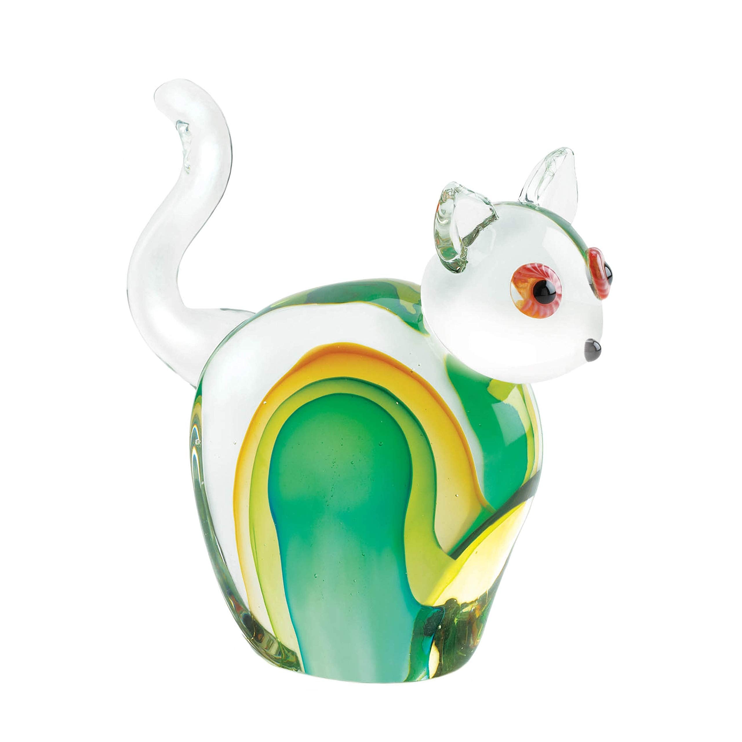 10019070 CAT ART GLASS, GLASS - Made in China