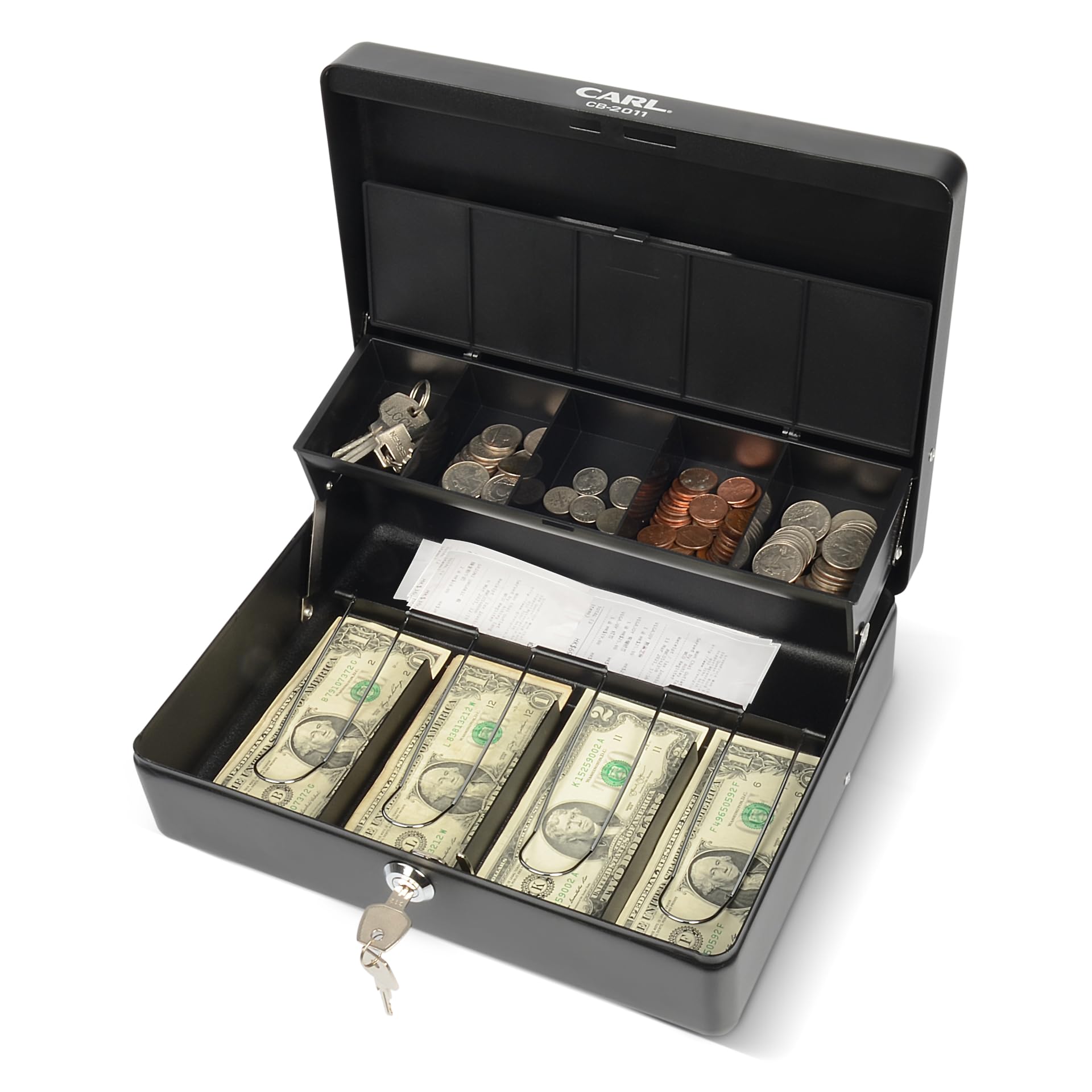 CARL Bill Slots Steel Security Cash Box
